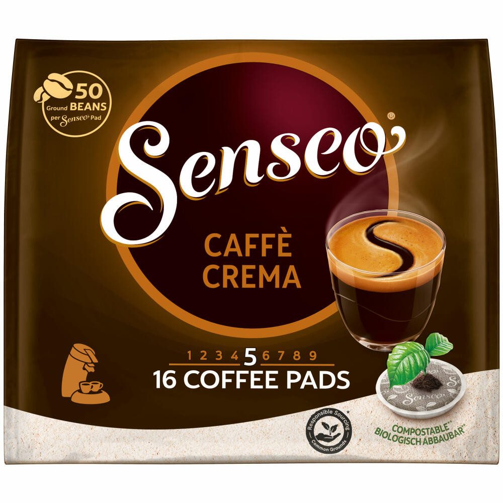 Senseo Kaffee Caffe Crema 16 Pads