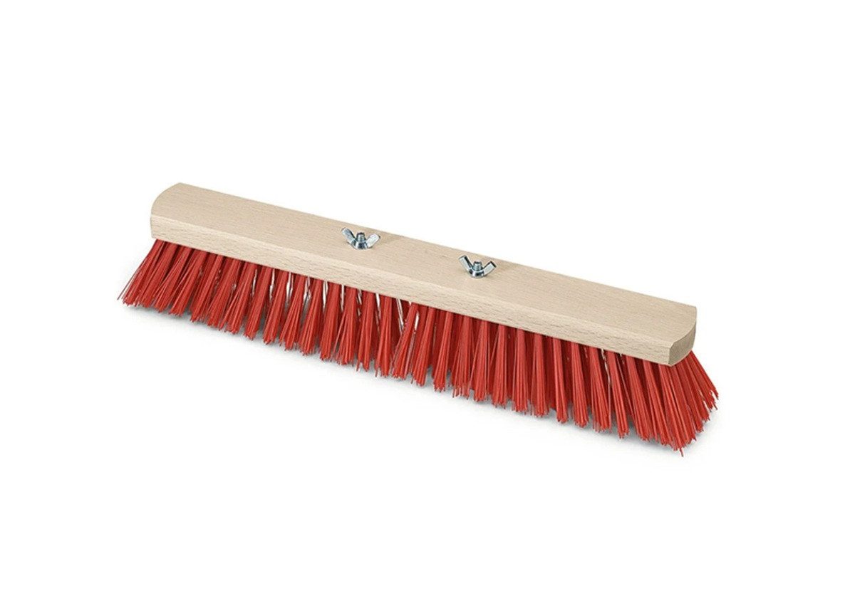 SOREX Straßenbesen Sorex Saalbesen 40 cm, Elaston, Flachholz m. Flügelschrauben 24216