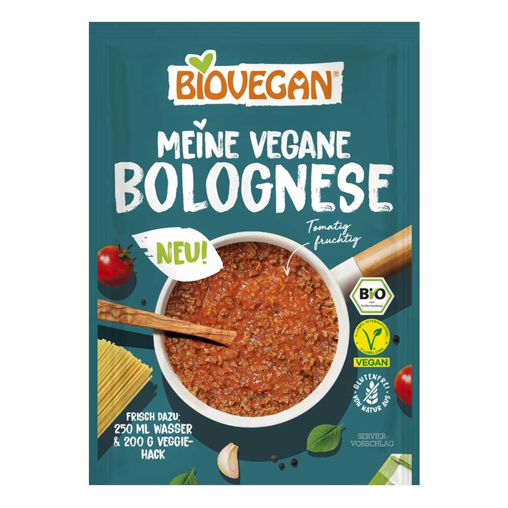 Biovegan Fertiggericht Meine Vegane - Bolognese-Sauce 28g