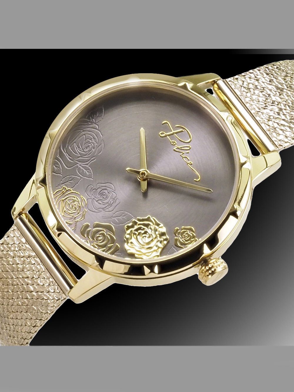 Police Quarzuhr 36 mm Ø Damen Uhr PL.16040MSG/61MM