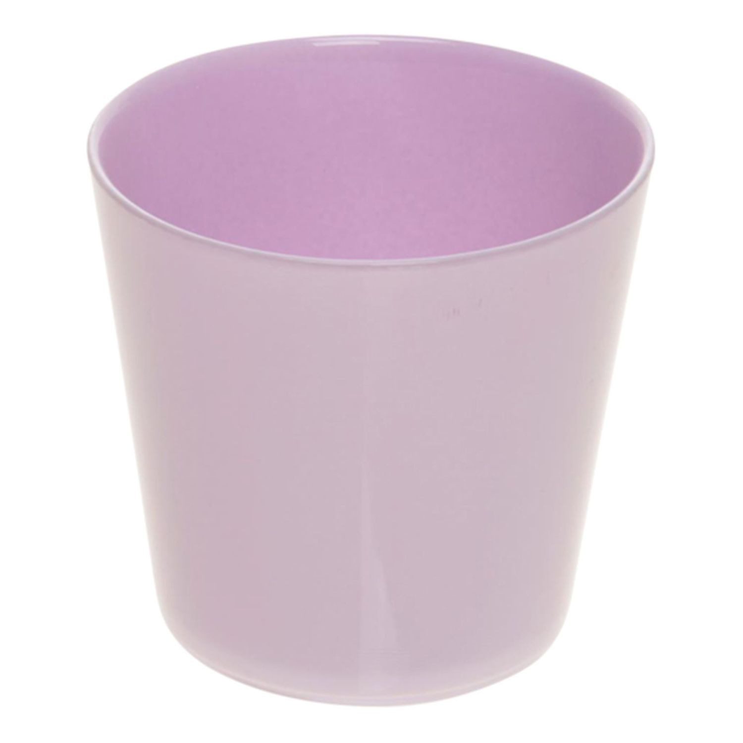 INNA-Glas Blumentopf Kerzenglas Alena aus Glas, lila, 12,5cm, Ø13,3cm
