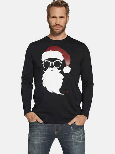 Jan Vanderstorm Langarmshirt REEVERT mit Nikolaus-Motiv