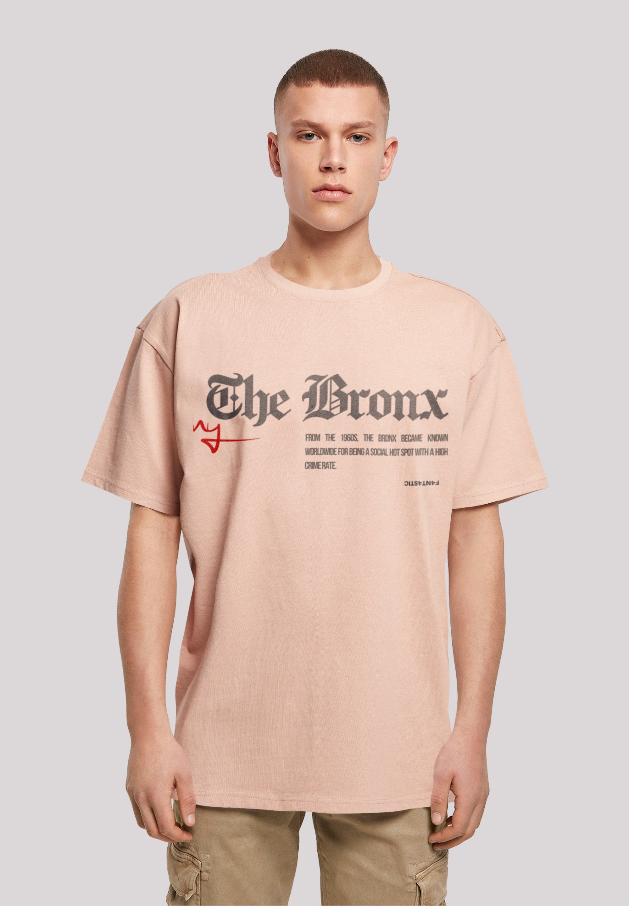 F4NT4STIC T-Shirt The Bronx OVERSIZE TEE Print amber