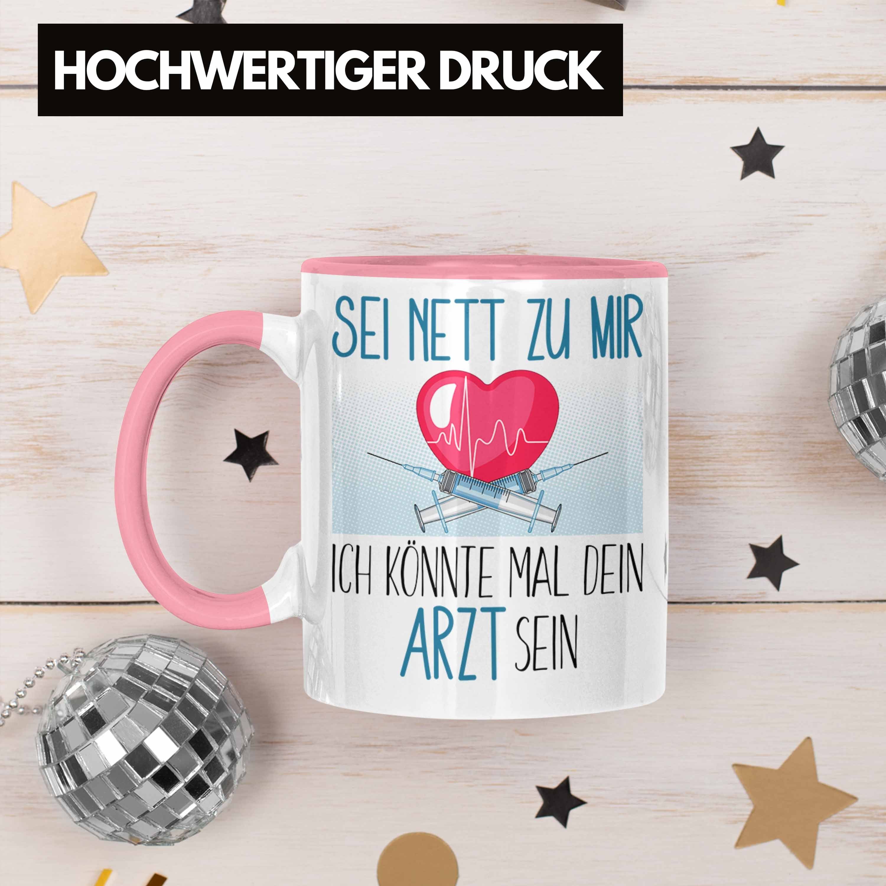 Medizin Nett Rosa Tasse Geschenkidee Arzt Sei Tasse Geschenk Studium Z Ausbildung Trendation