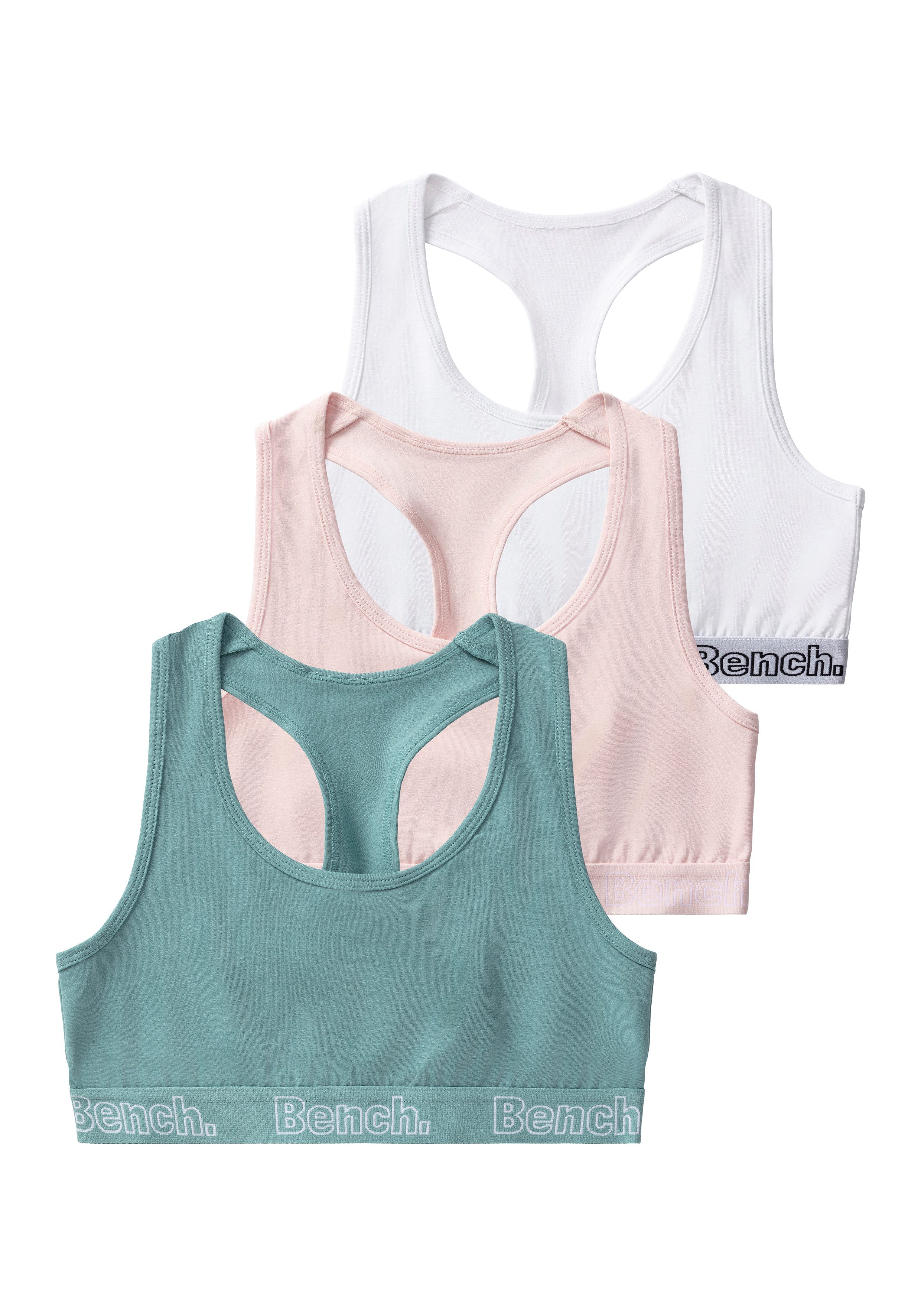 Bench. Bustier (Packung, 3-tlg) mit Ringerrücken günstig online kaufen