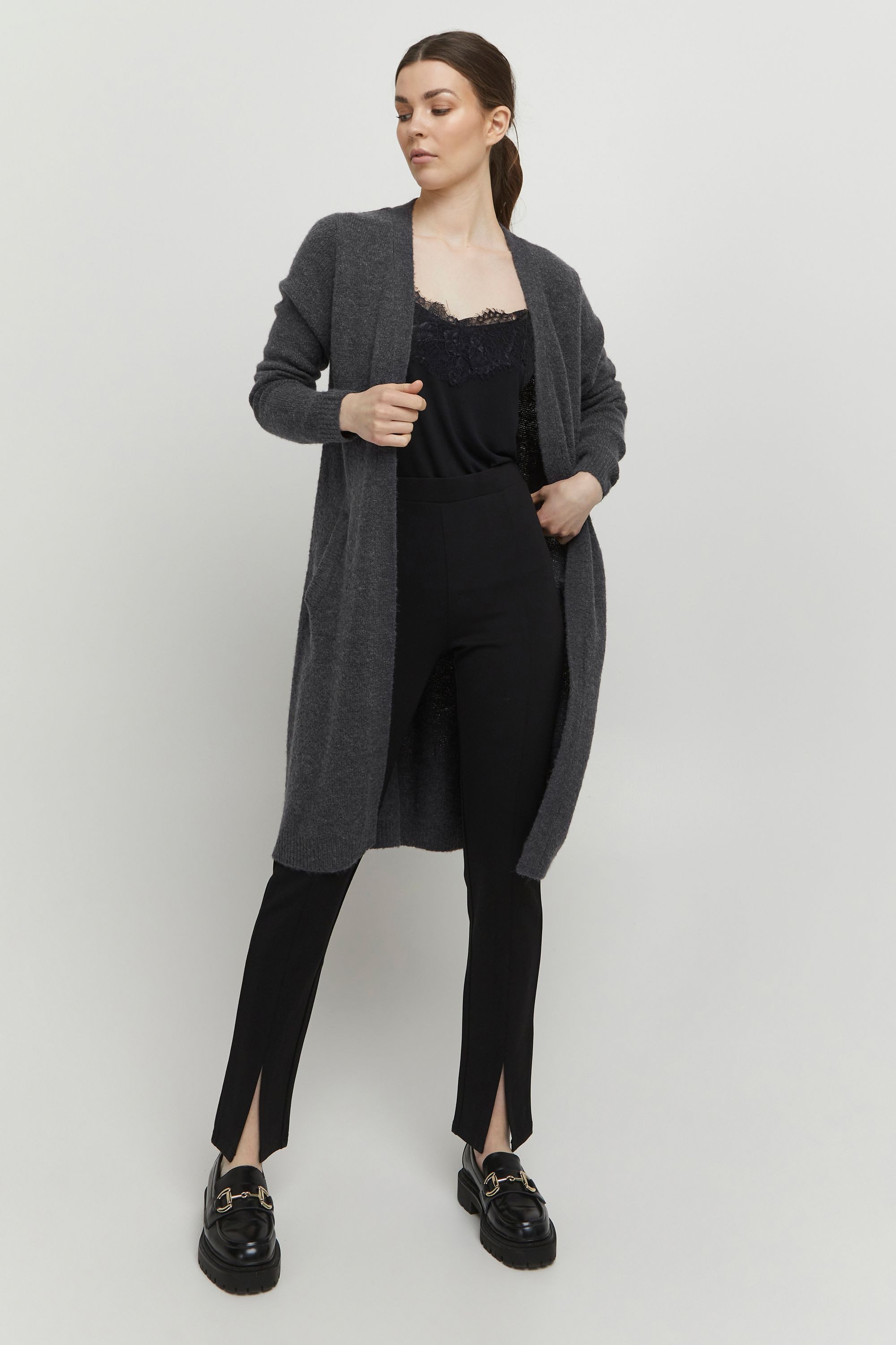 b.young Strickjacke BYMIRELLE 20806430 Lange Strickjacke günstig online kaufen