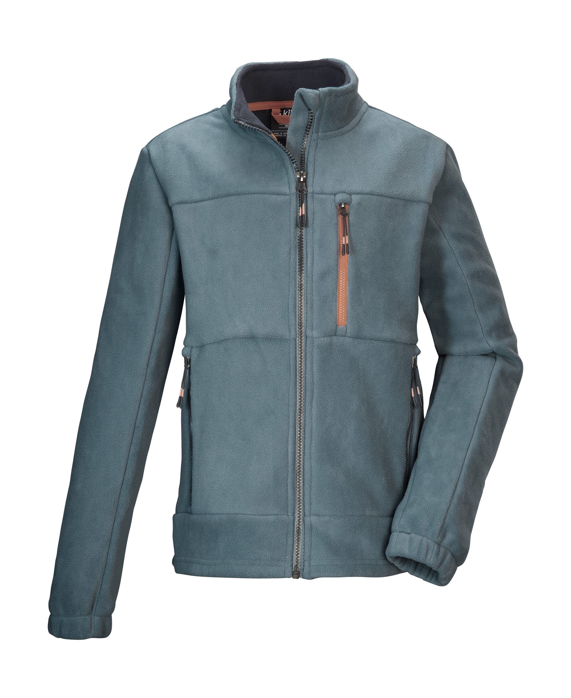 Killtec Fleecejacke KOW 225 BYS FLC JCKT Kinder Fleecejacke mit Stehkragen, Kinnschutz und Zipper-Taschen