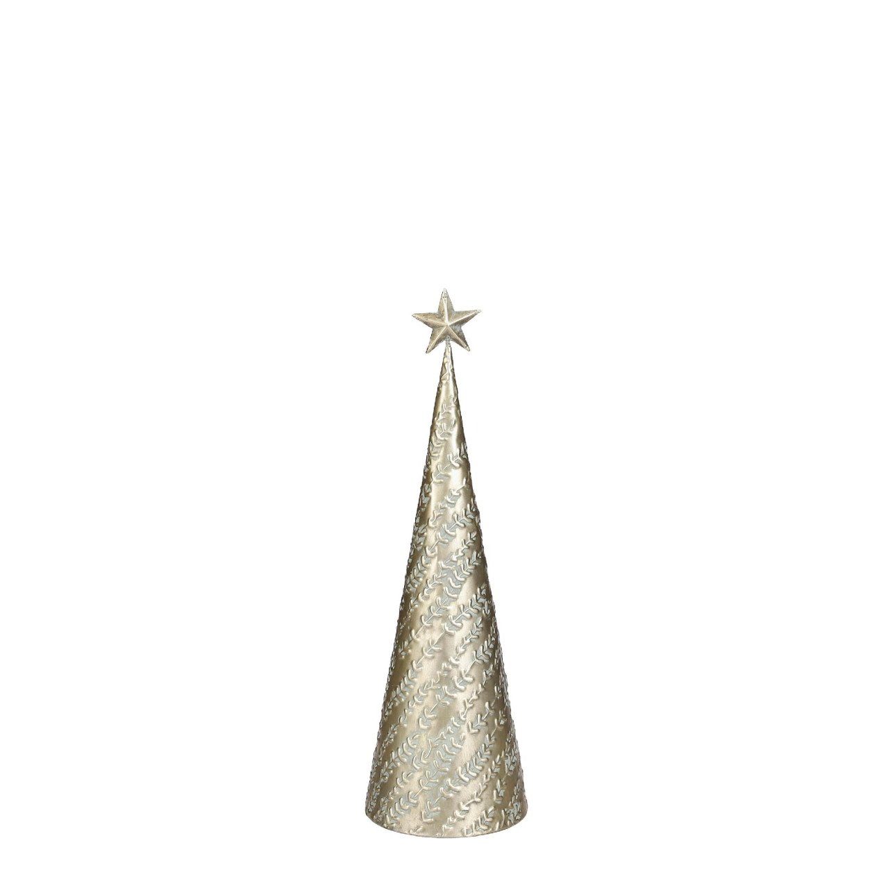 House of Seasons Weihnachtsfigur House of Seasons Weihnachtsbaum gold 39,5 x 12 cm