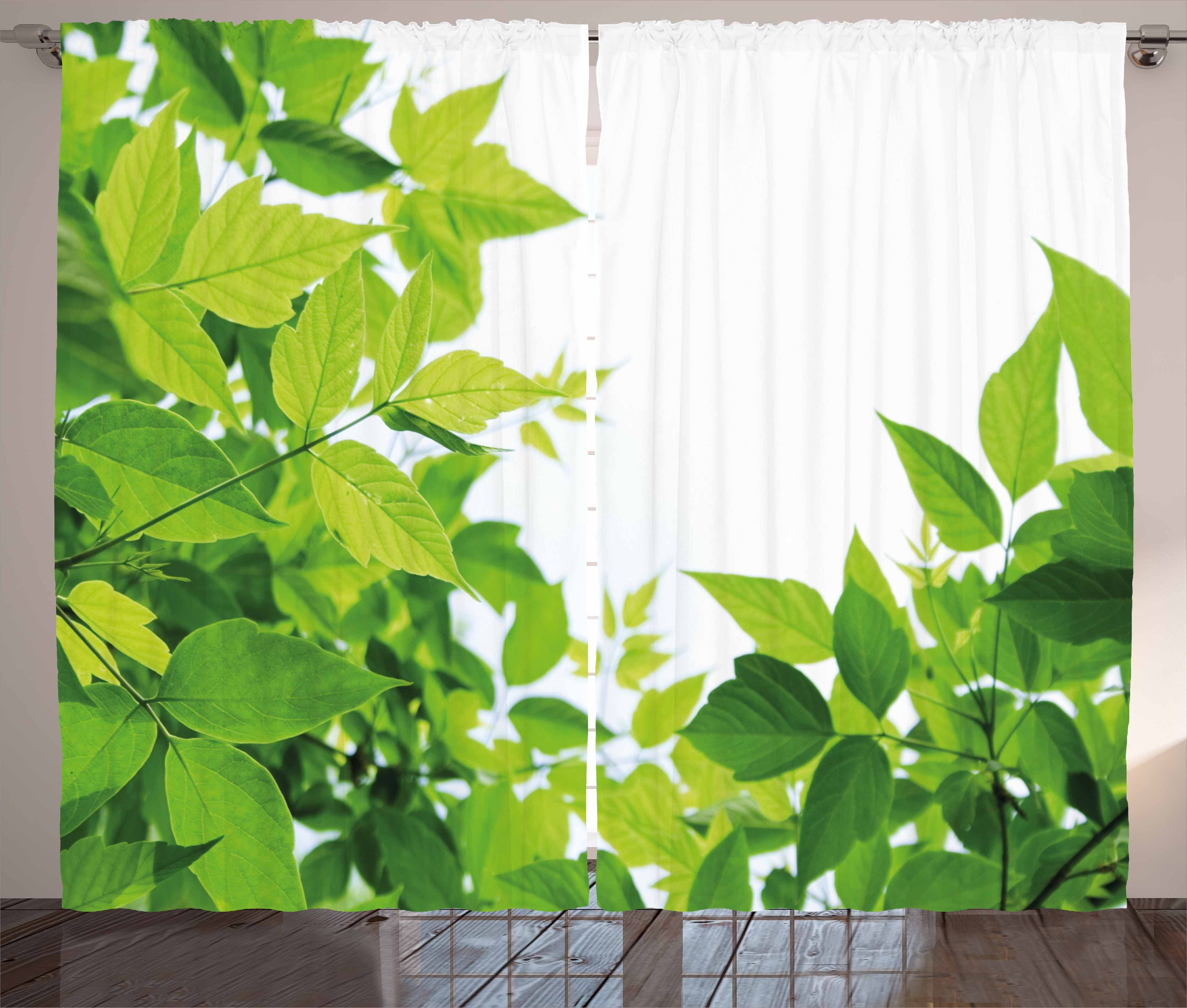 Geburt Schlafzimmer und Haken, der Schlaufen Vorhang Abakuhaus, Kräuselband Natur Gardine Pflanze mit