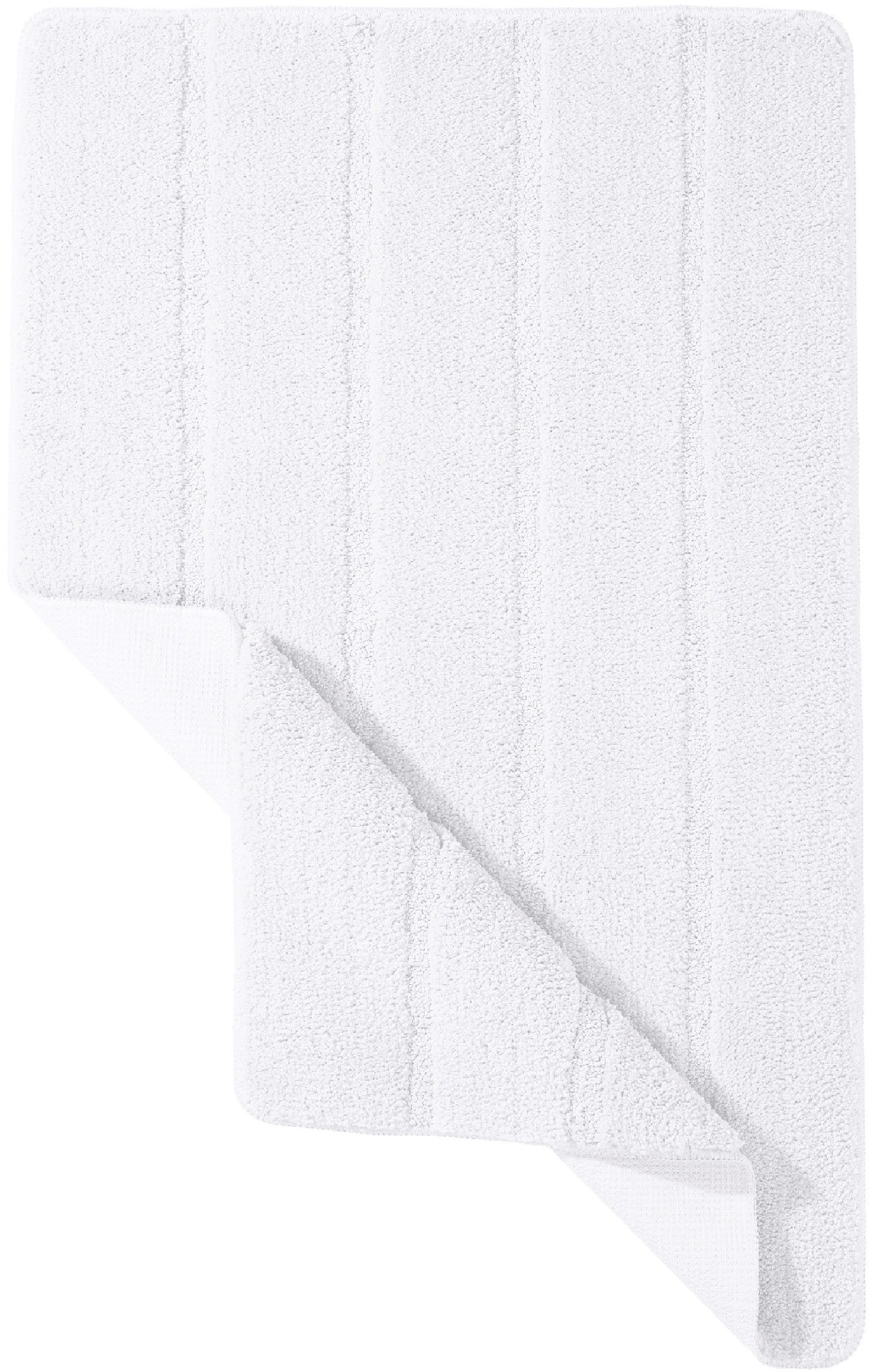Schiesser Badematte Milano mit weichem Flor und rutschhemmender Rückseite, Höhe 3 mm, rutschhemmend beschichtet, fußbodenheizungsgeeignet, Polyester, rechteckig, OEKO-TEX® STANDARD 100 zertifiziert