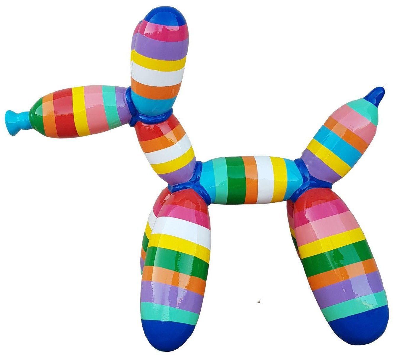 Dekofigur Abstrakte Ballon Hund Deko Figur Statue 57cm Skulptur