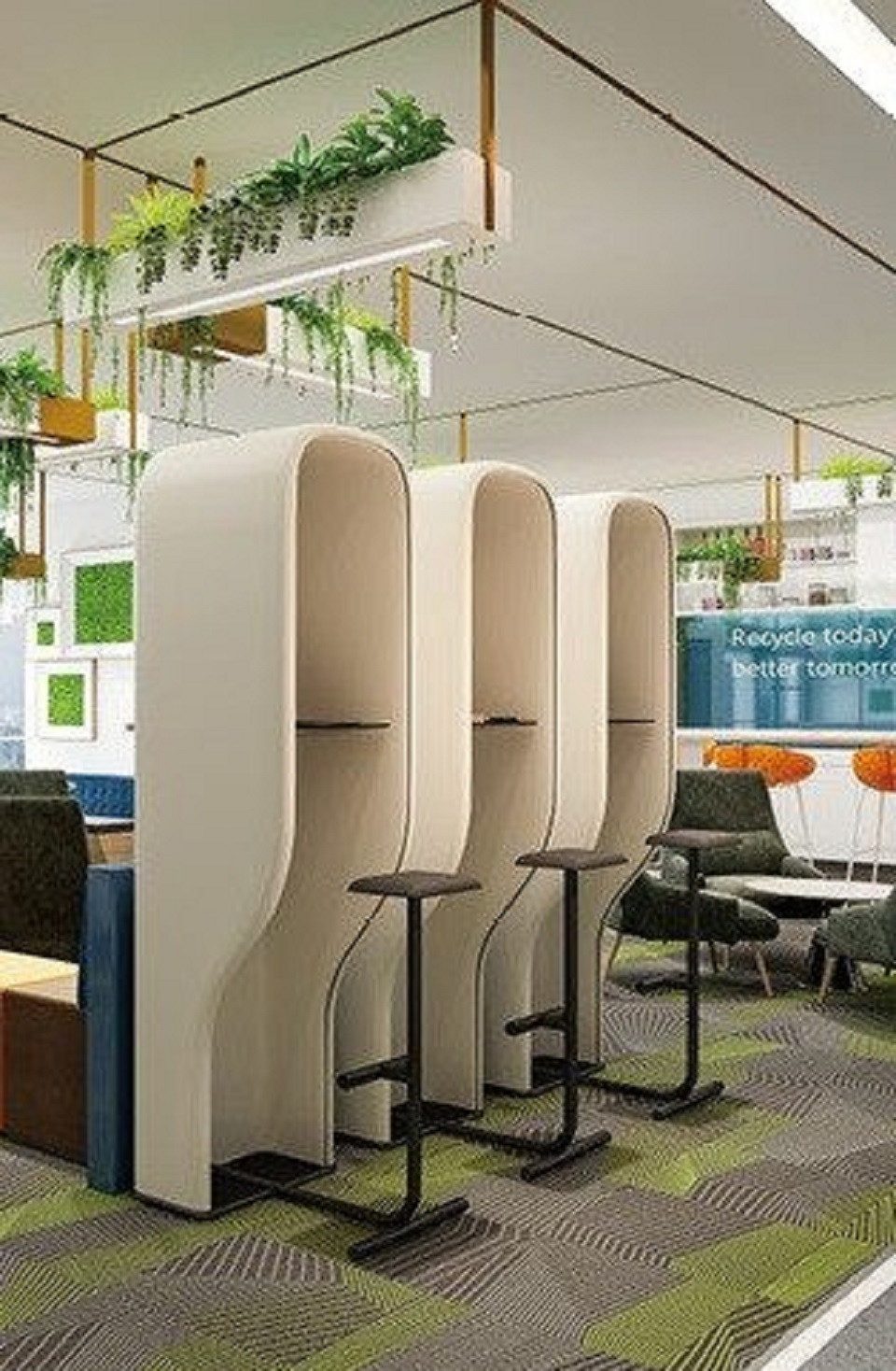 Xlmoebel Telefontisch Telefonkabine Gepolsterte Raumtrennwand Gepolsterte Büromöbel (1-St., Telefonkabine), Hergestellt in Europa