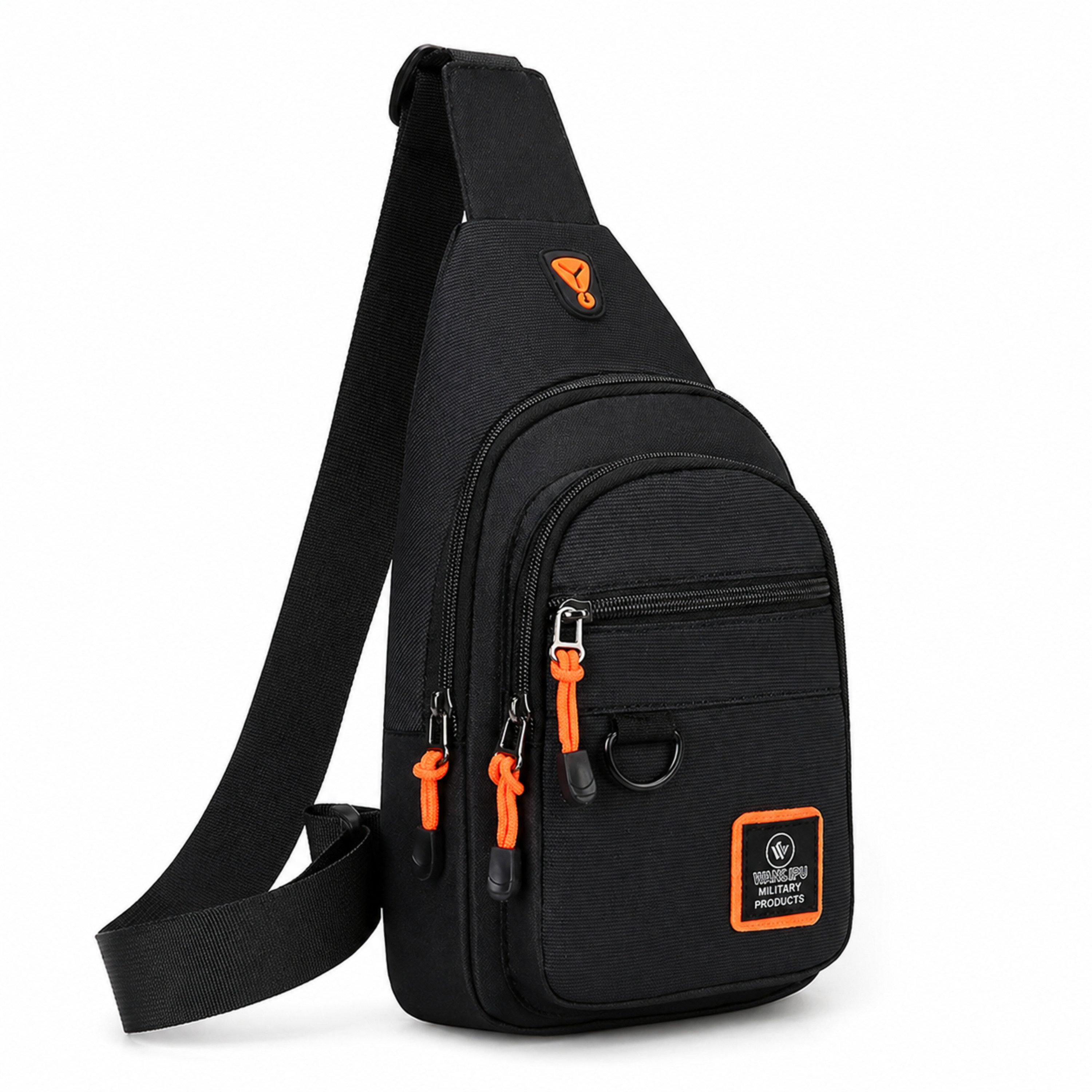 StellarLuma Umhängetasche Umhängetasche Bauchtasche Set Crossbody Sling Bag Outdoor Schwarz (Spar-Set), Umhängetasche und Bauchtasche, auch als 2er Set separat anwählbar.