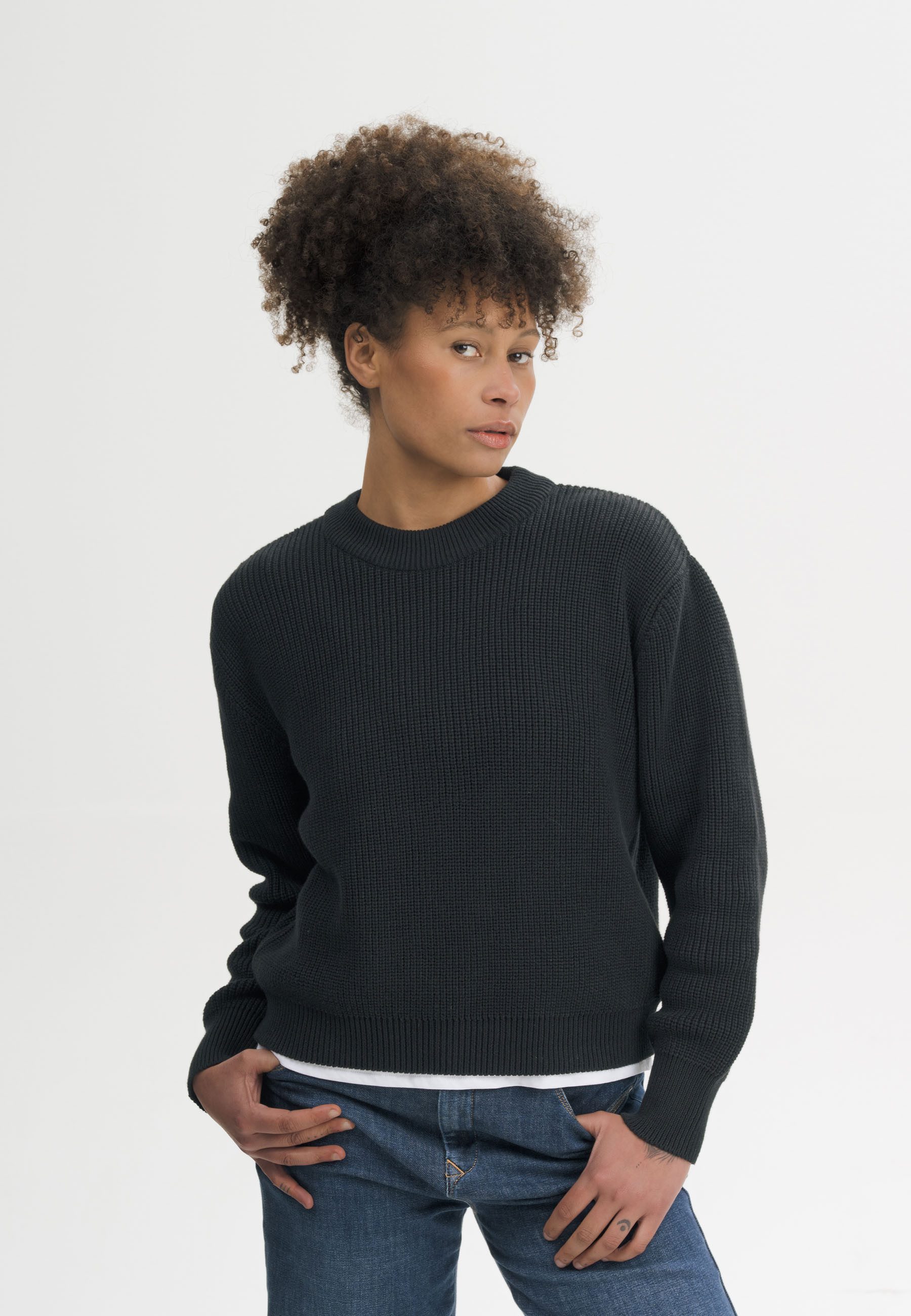 Strickpullover Rippstrick Pullover Style ADAH