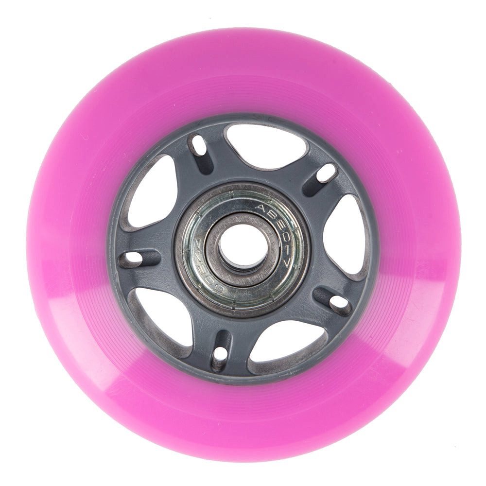 NILS EXTREME Inlineskates-Rolle Ersatzrollen Skaterollen Rollensatz (Spar-Set, 4 St), 82A, 72x24 mm, ABEC 7, 4er-Set, rosa