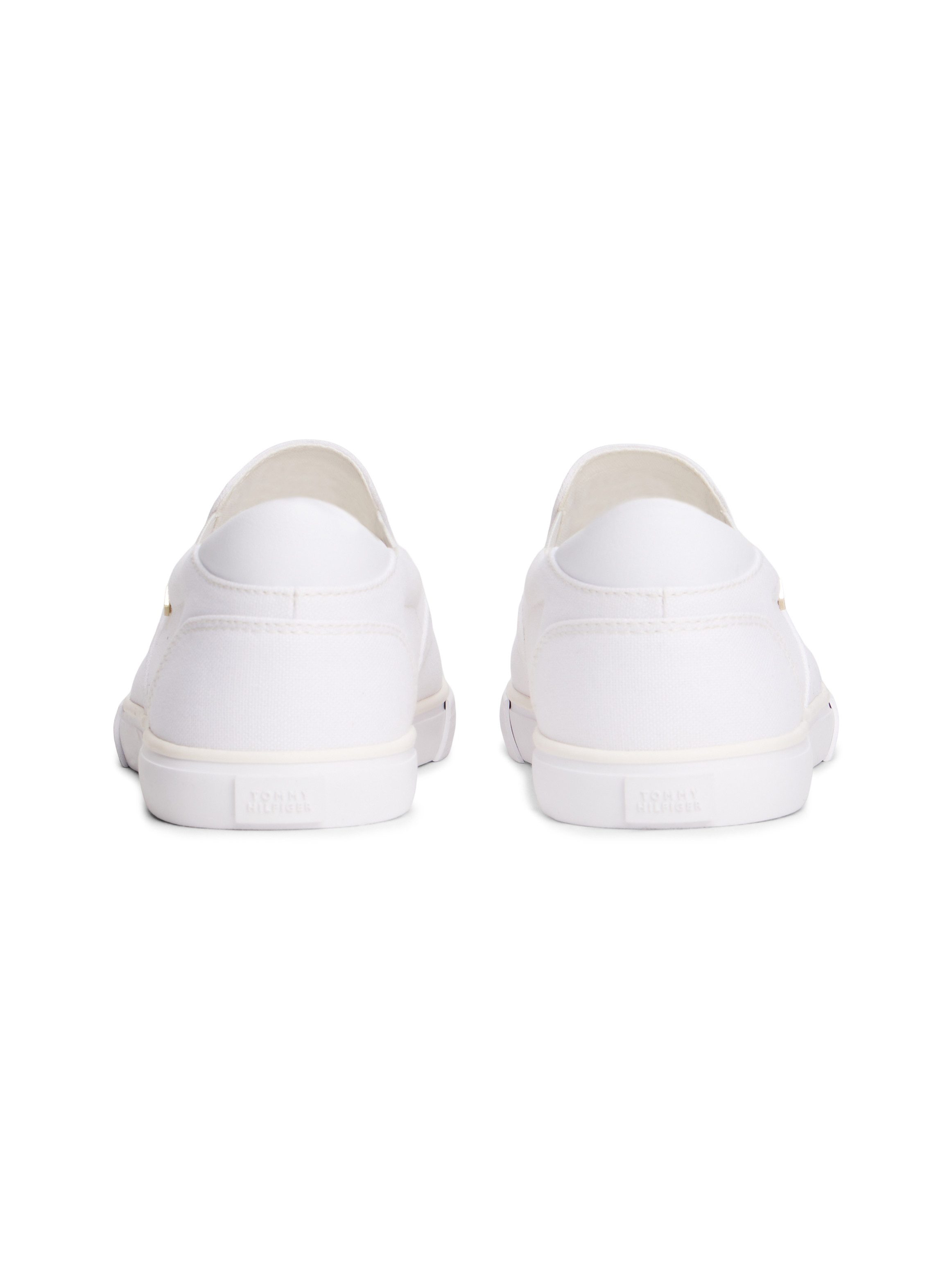 Tommy Hilfiger TH LOW PROFILE SLIP ON Slipper Freizeitschuh, Loafer, Slipper mit edlem Logoemblem
