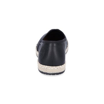 Rieker Rieker Damen Leder Slipper schwarz Slipper