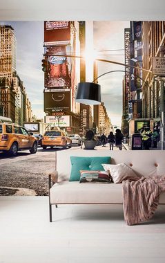 Komar Vliestapete Times Square, (1 St), 300x250 cm (Breite x Höhe), Vliestapete, 100 cm Bahnbreite
