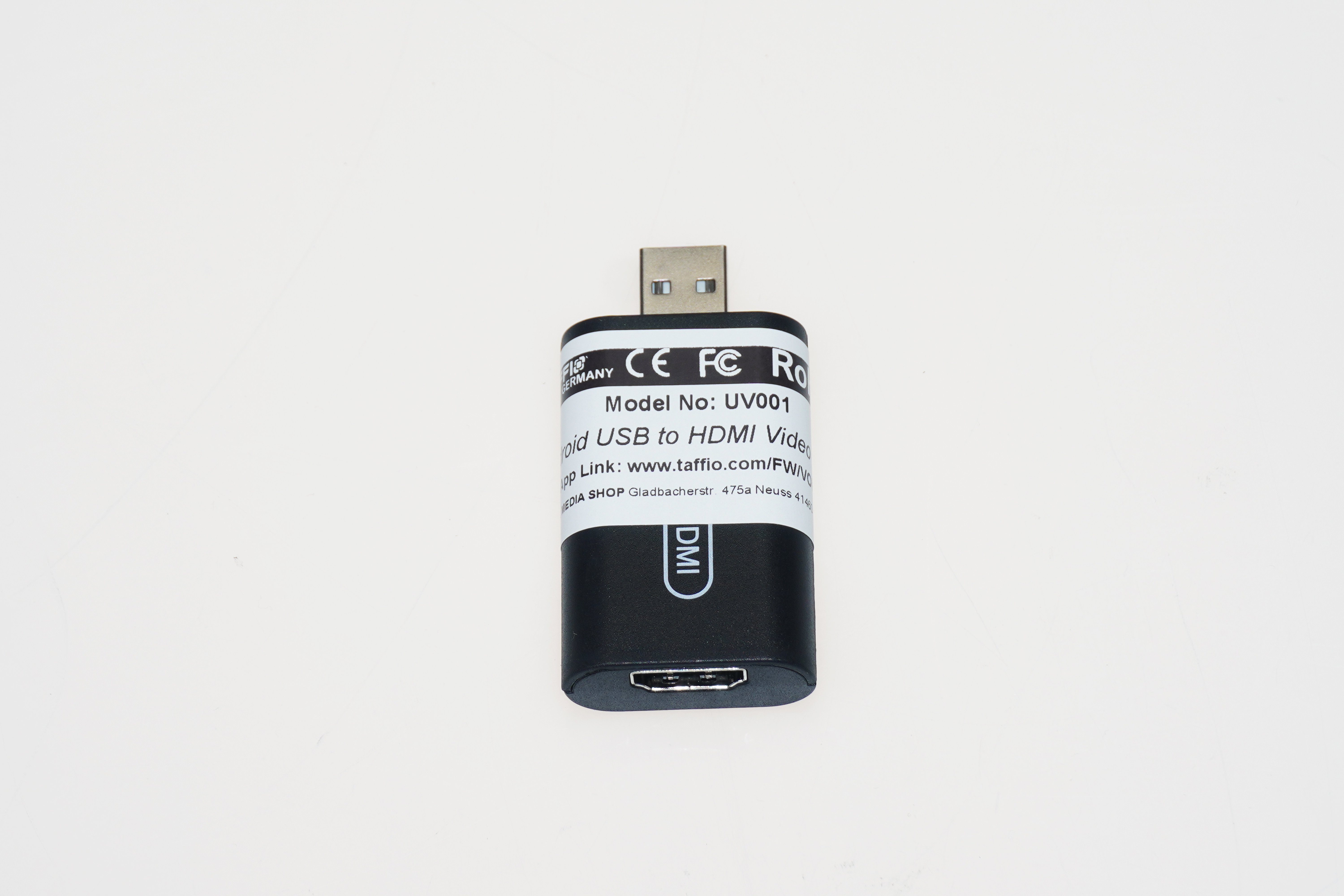 TAFFIO Android USB Video Output KFZ-Adapter Adapter