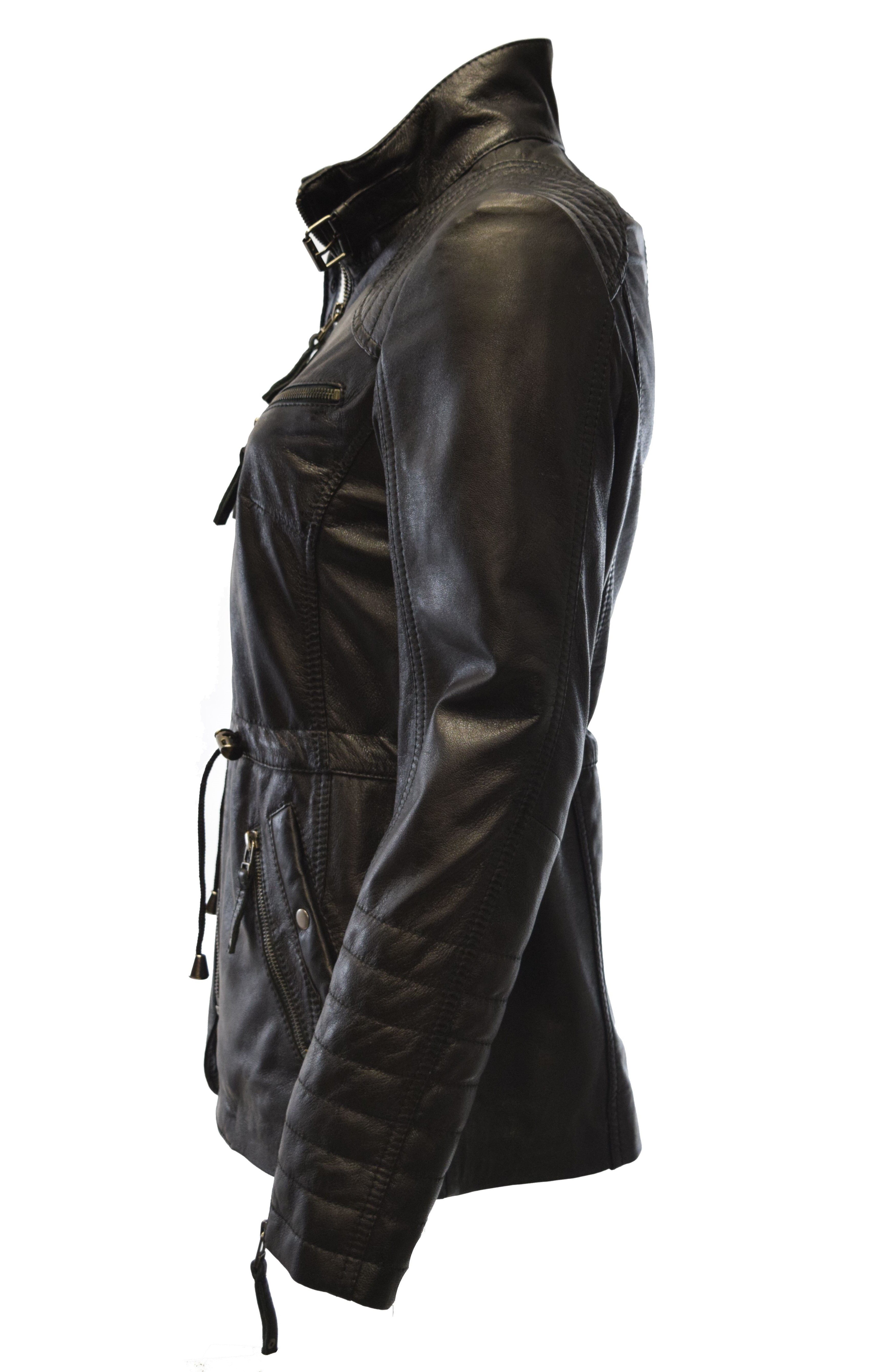 Zimmert Leather Lederjacke Klara weiches Lammnappa, günstig online kaufen