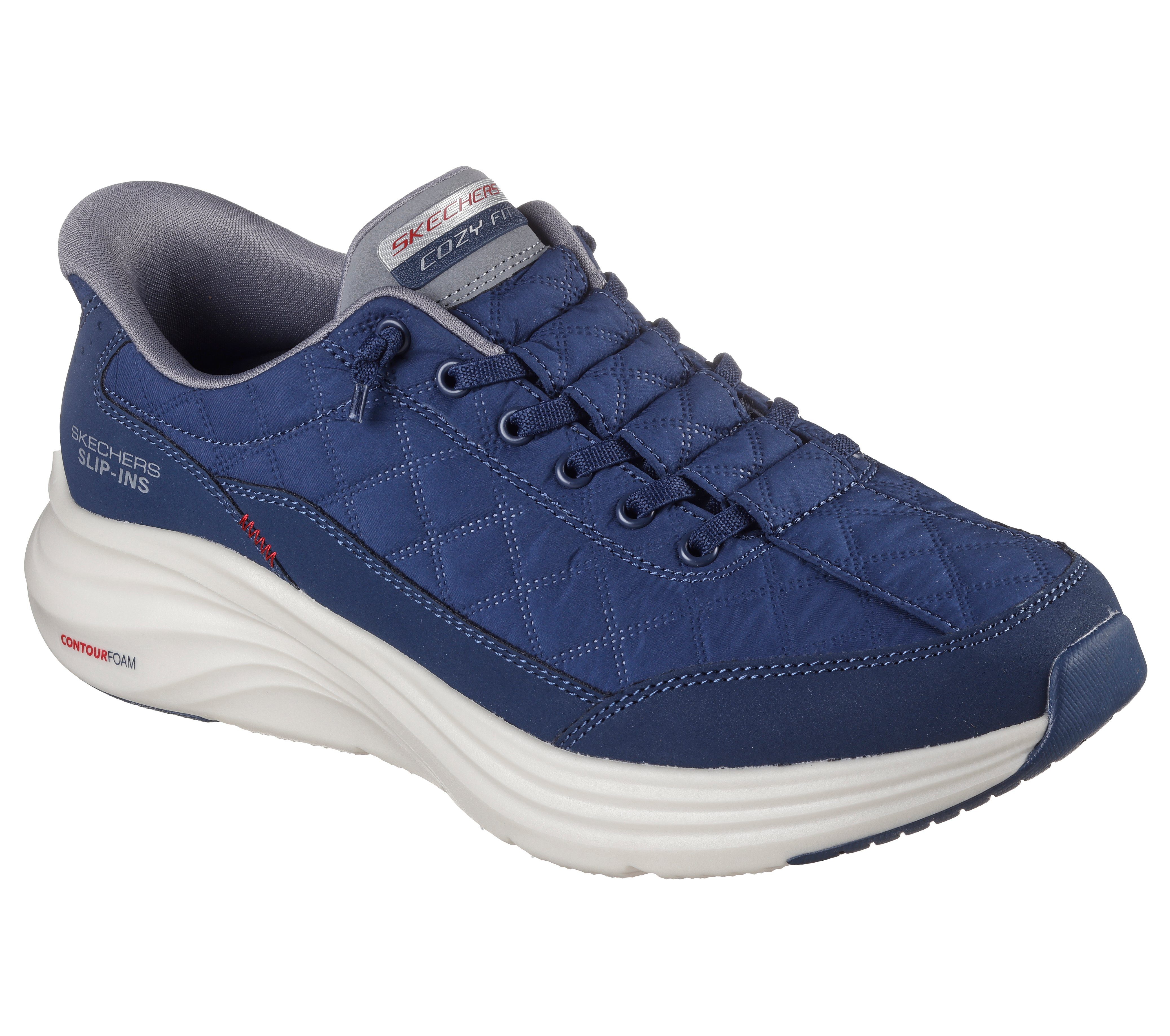 Skechers CONTOUR FOAM Slip-On Sneaker Slipper, Schnürschuh in veganer Verarbeitung