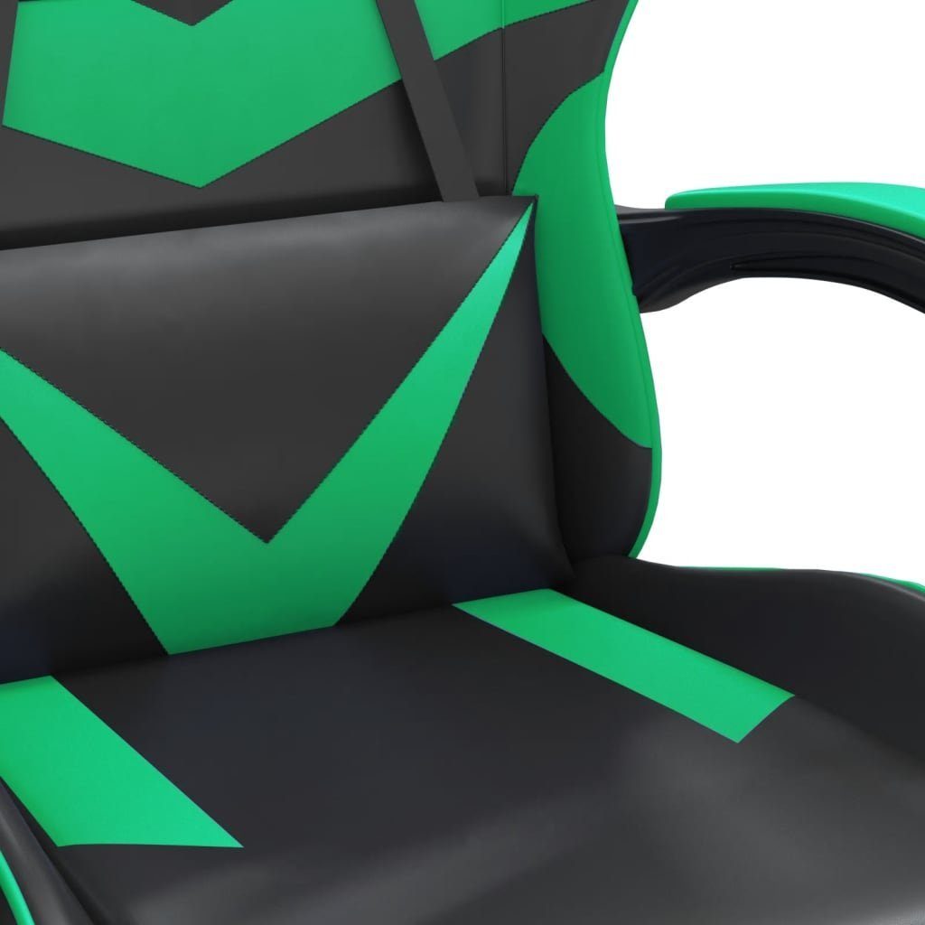 Gaming-Stuhl und Schwarz | (1 vidaXL Kunstleder und St) grün Grün und grün Schwarz Schwarz Gaming-Stuhl