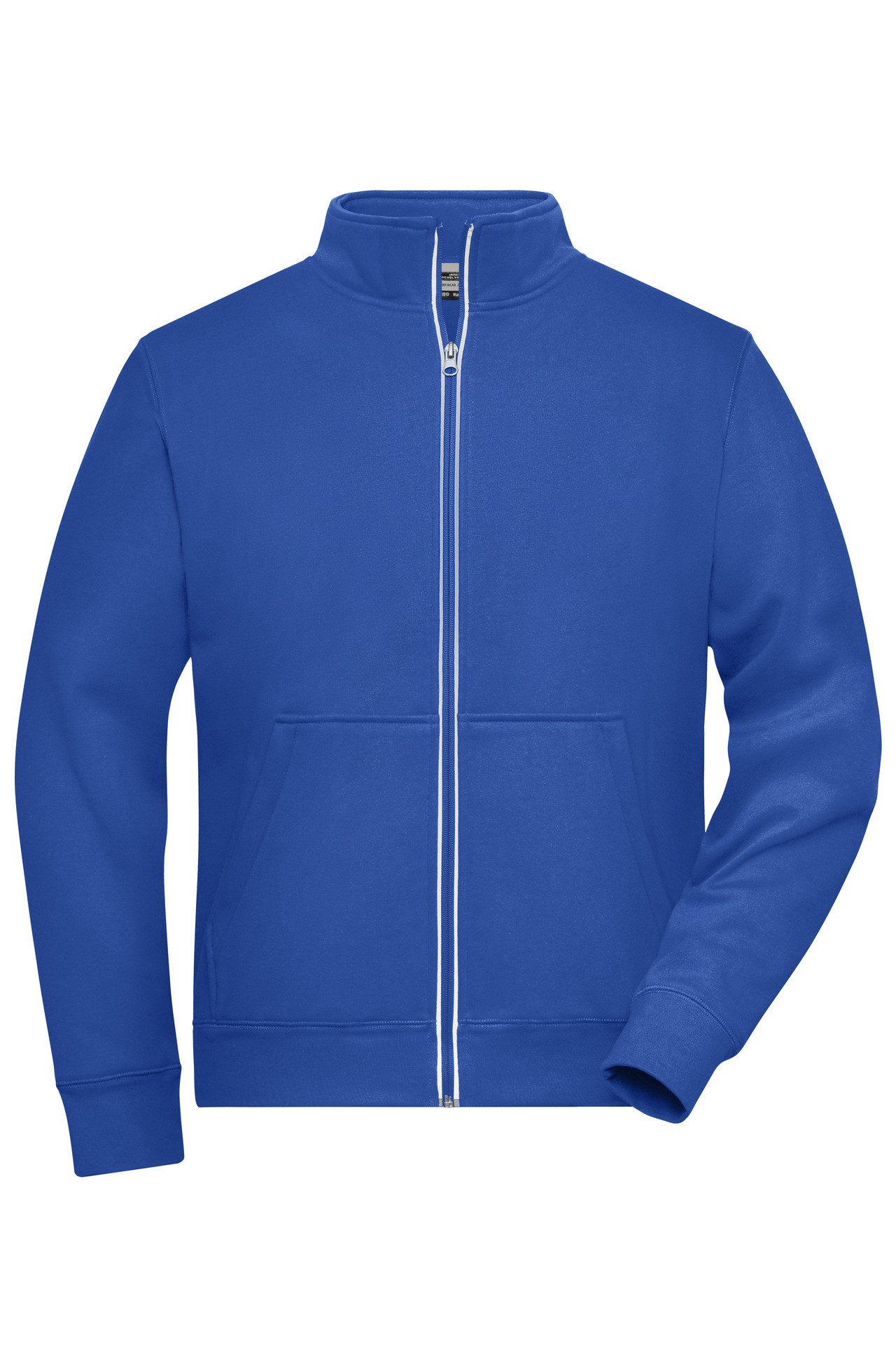 James & Nicholson Sweatjacke Funktionelle Herren Jacke in doppellagiger Verarbeitung JN1810 mit einem warmen Fleecefutter