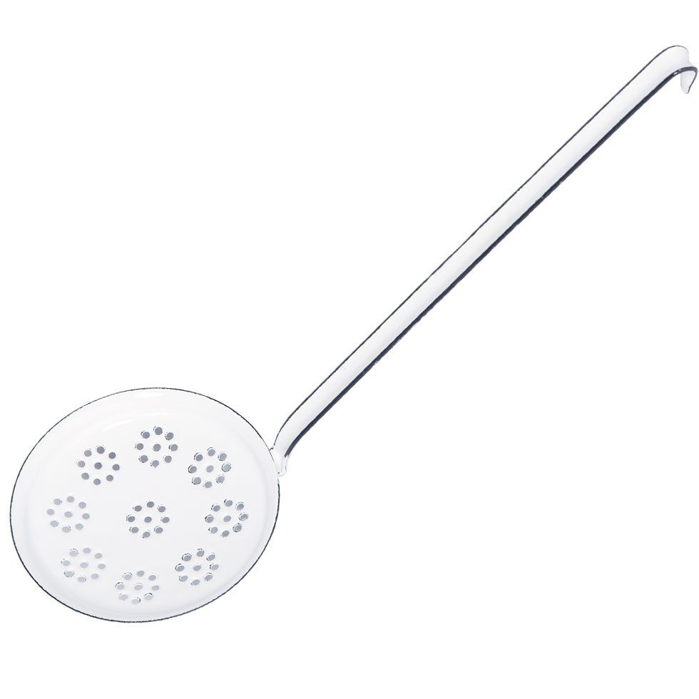 Riess Pfannenwender Classic Weiss, Classic Weiß Backschaufel 12 cm - Emaille