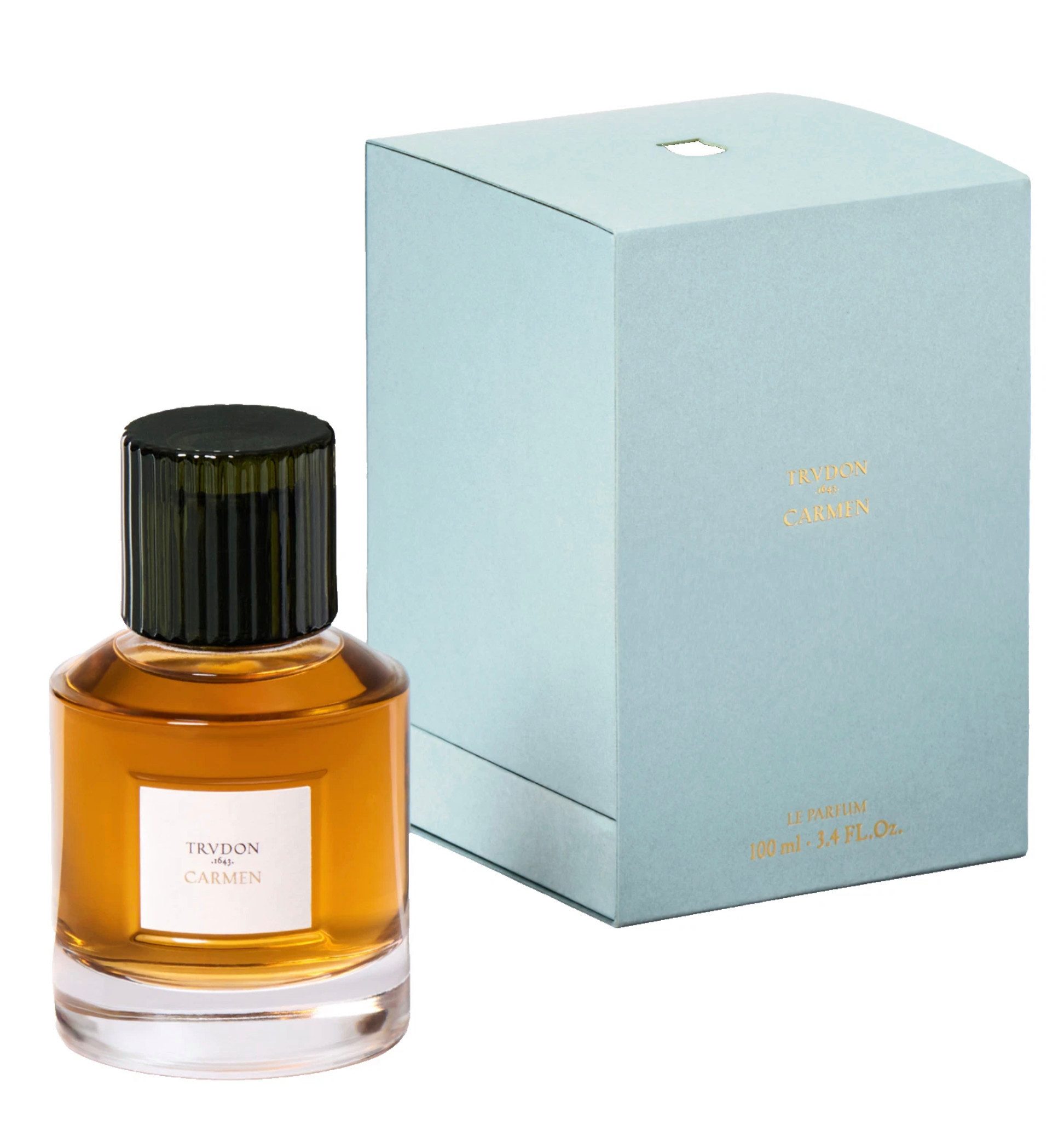 Cire Trudon Eau de Parfum Carmen Unisex Duft Zitrus, Rum, Tabak und Leder 100ML, Hochwertiger Designer-Flakon aus massivem Glas