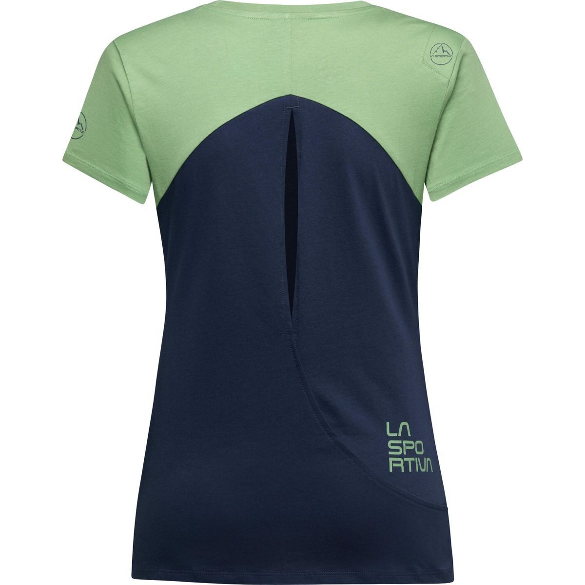 La Sportiva Kurzarmshirt Roof T-shirt Women Komfortables Damen-T-Shirt aus Bio-Baumwolle, ideal für Klettern und