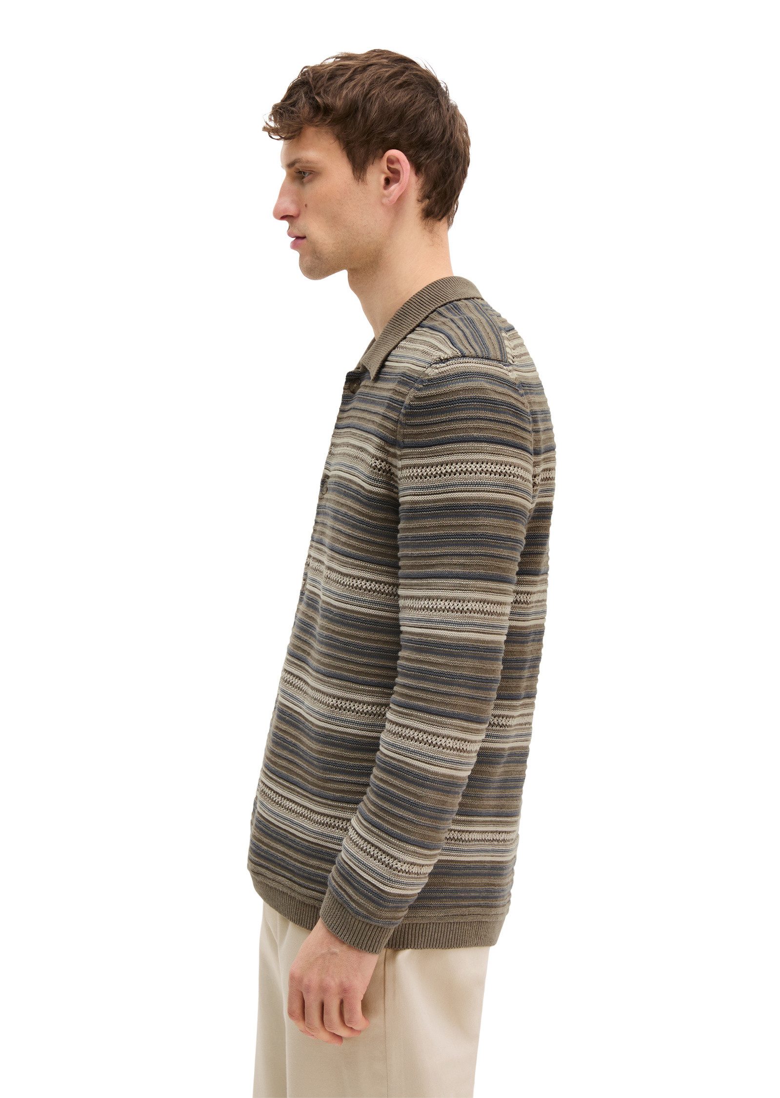 Marc O'Polo Cardigan aus Bio-Baumwolle und Leinen