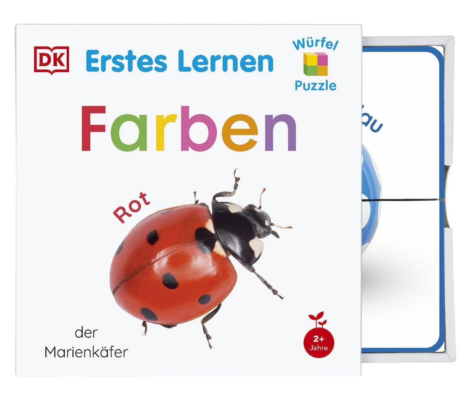 Erstes Lernen Würfelpuzzle. Farben / DK Erstes Lernen, Puzzlespaß mit 4 Bilderwürfeln aus Karton. Motorik-Spielzeug. Leicht, stabil & abwischbar. Für Kinder ab 2 Jahren