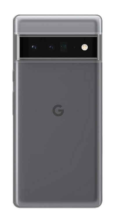 cofi1453 Handyhülle Silikon Hülle Basic Google Pixel 6 Pro Transparent, Case Cover Schutzhülle Bumper