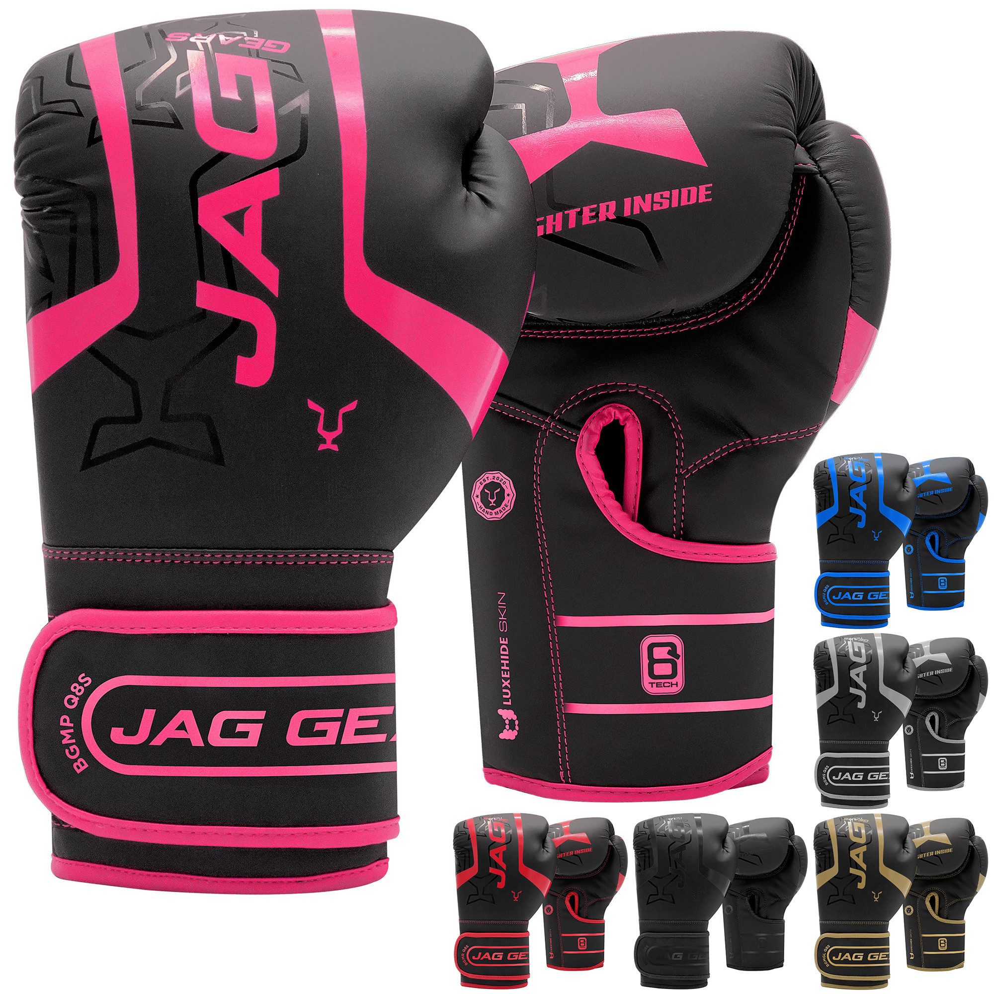 JAG GEARS Boxhandschuhe Jag Gears Boxhandschuhe für MMA, Kickboxen und Kampfsporttraining