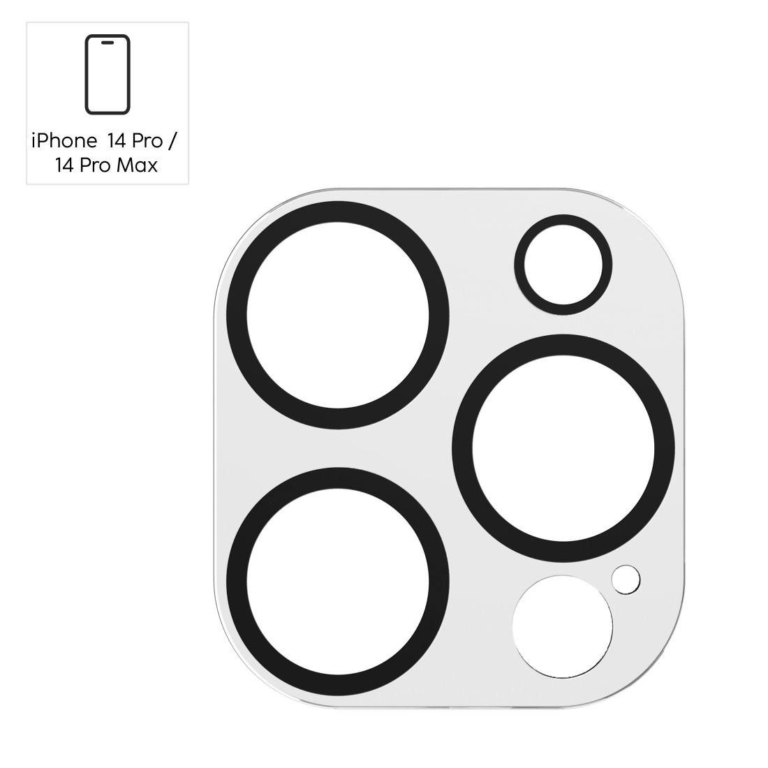 Hama Kameraschutzglas Kameraschutz für iPhone 14 Pro/14 Pro Max (Panzerglas Handykamera, 9H) für iPhone 14 Pro/14 Pro…