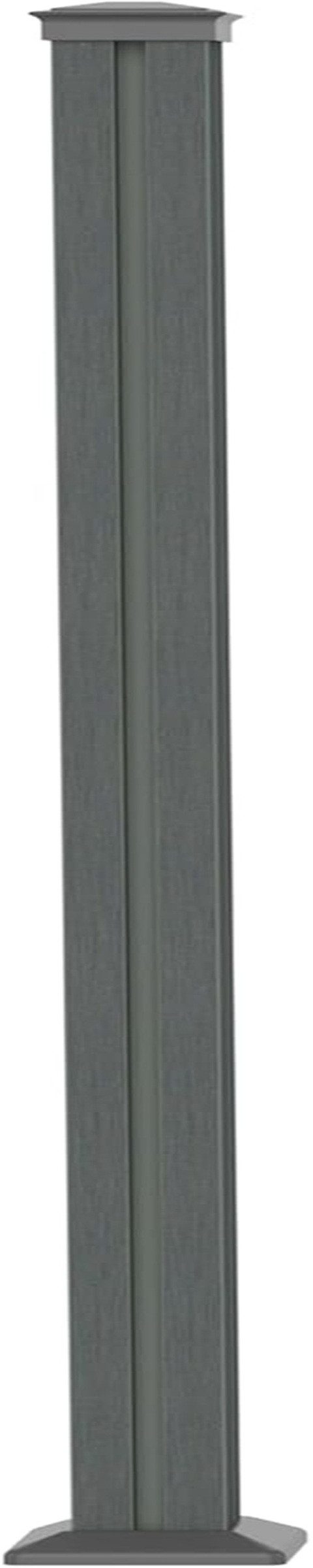 Gartenwelt Riegelsberger Sichtschutzelement WPC-Sichtschutzzaun Komplett-Set Steckzaun