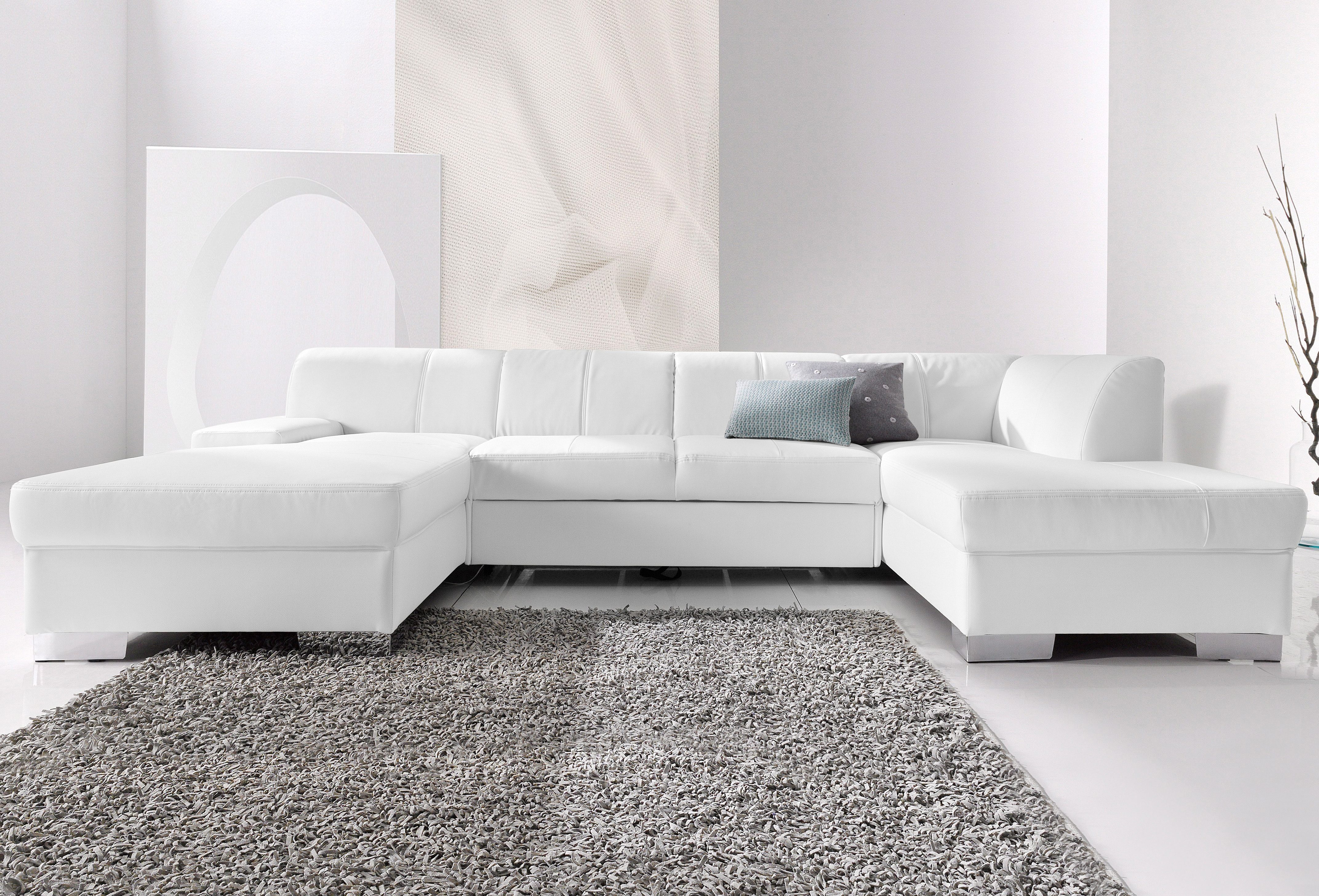 DOMO collection Wohnlandschaft "Star, zeitlose Formensprache, elegante Opti günstig online kaufen
