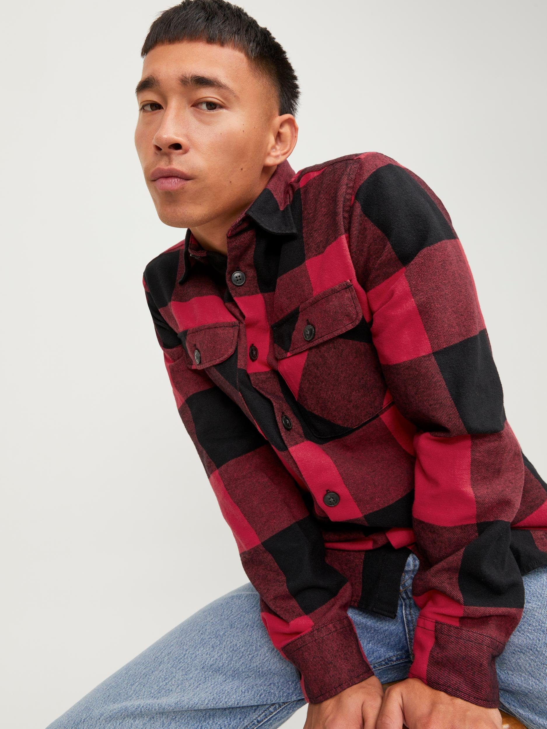 Jack & Jones Langarmhemd JJEDARREN OVERSHIRT günstig online kaufen