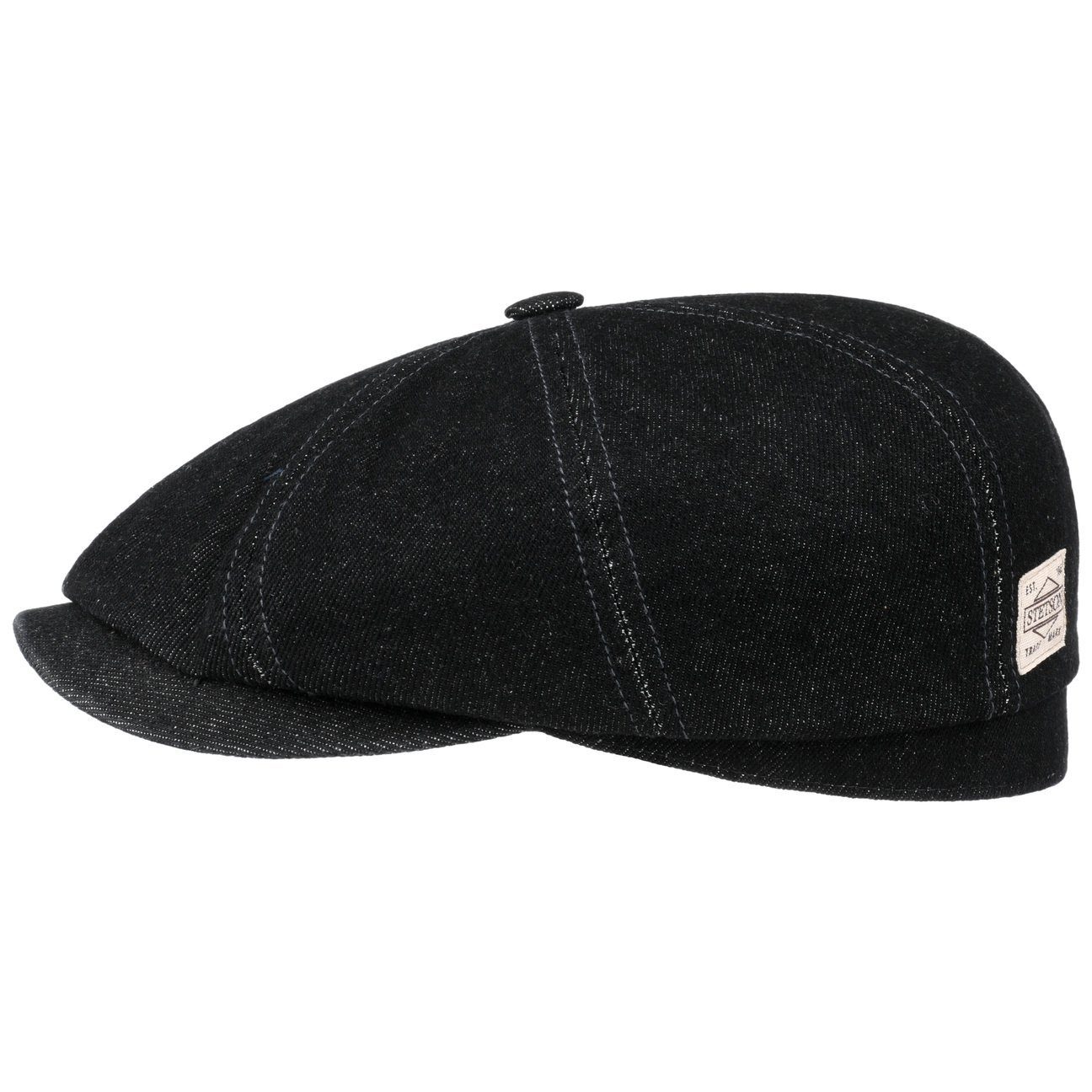 Stetson Flat Cap (1-St) Schirmmütze Futter mit