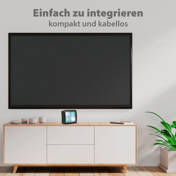EAXUS TV-Simulator LED Fernsehlicht Simulator - TV Imitator Batteriebetrieben, Lichtsimulation als Einbruchschutz Abschreckung Haussicherheit
