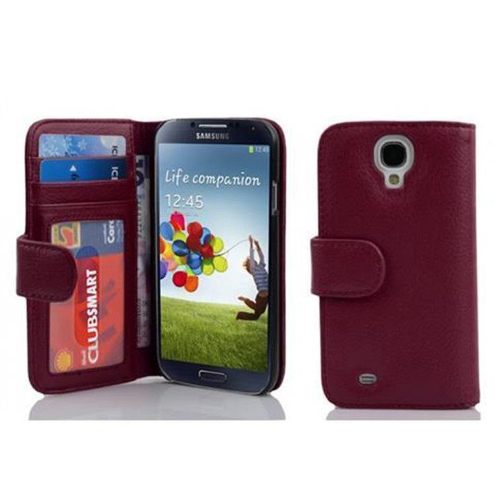 Cadorabo Handyhülle für Samsung Galaxy S4 Hülle Samsung Galaxy S4, Klappbare Handy Schutzhülle - Hülle - mit Standfunktion und Kartenfach