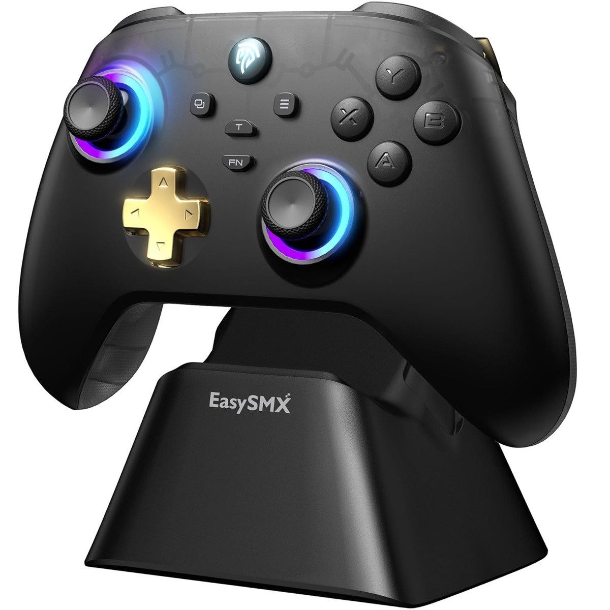 Controller mit Ladestation Wireless Hall Joystick & Trigger Bluetooth Gamepad