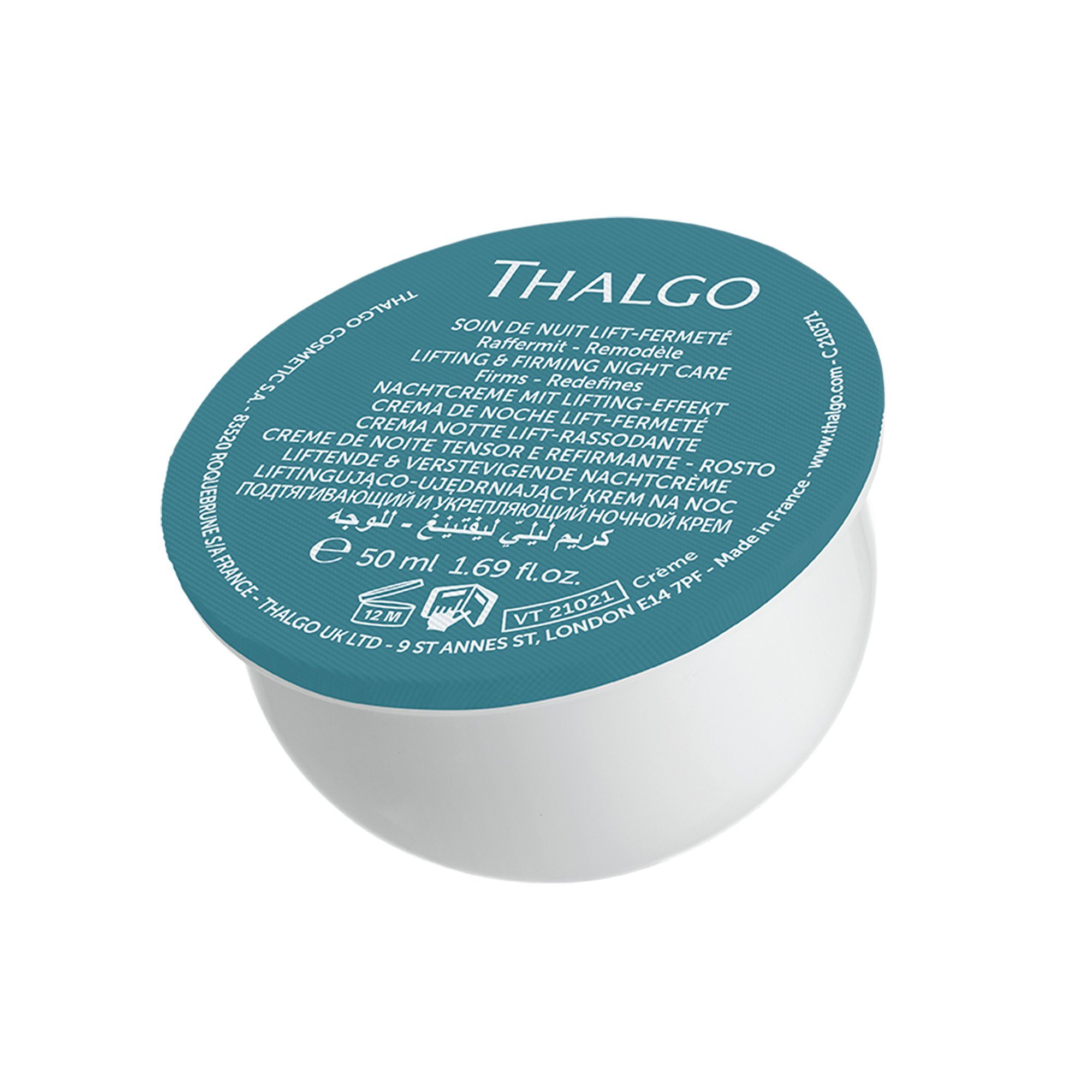 Anti-Aging-Creme Refill Nachtcreme mit Lifting Effekt, 50 ml, Silizium Lift