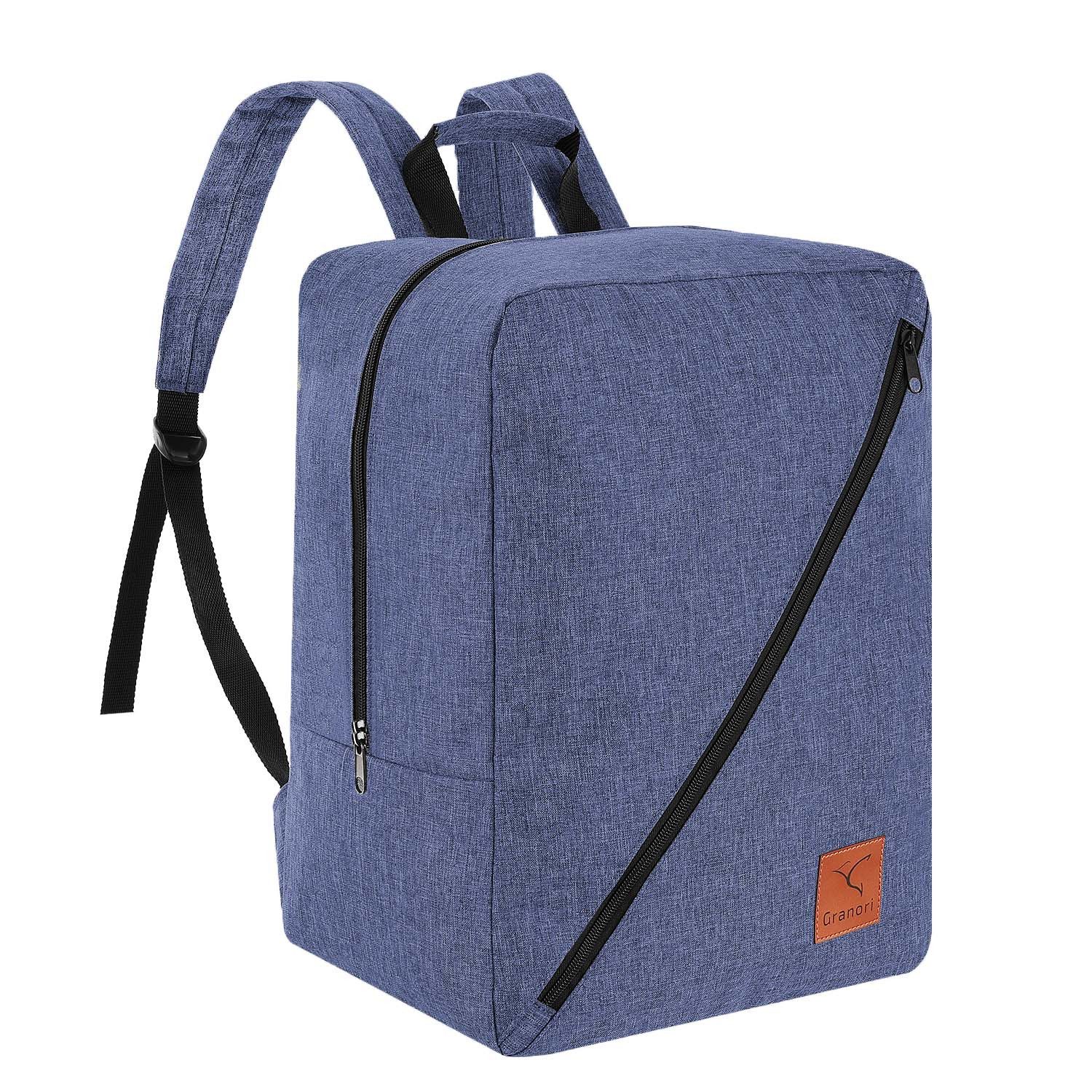 Granori Rucksack 40x30x25 cm "Minimalist" Handgepäck für Flug mit z. B. Eurowings, besonders leicht & max. Stauraum (30 L Volumen)