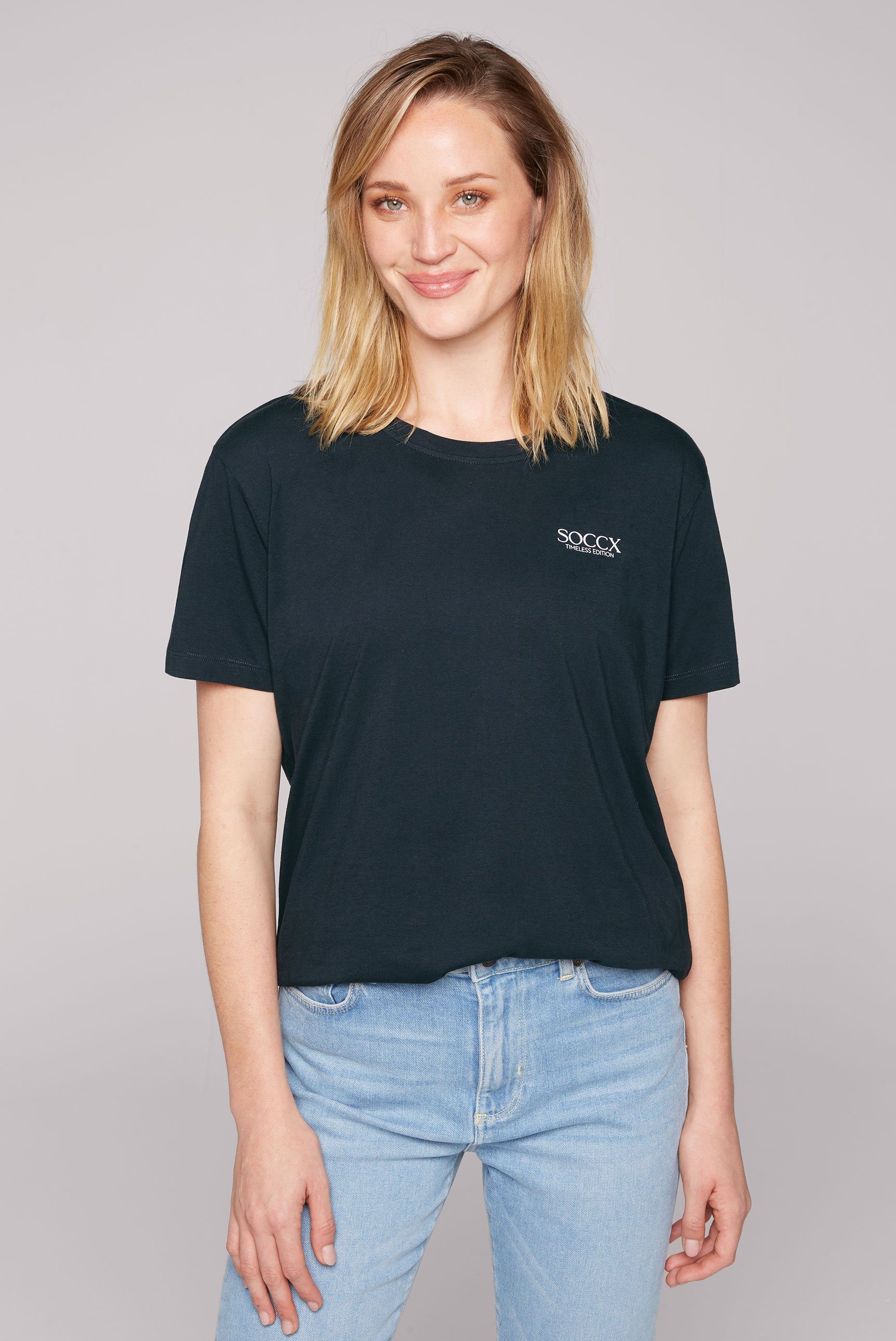 Baumwolle SOCCX aus Rundhalsshirt