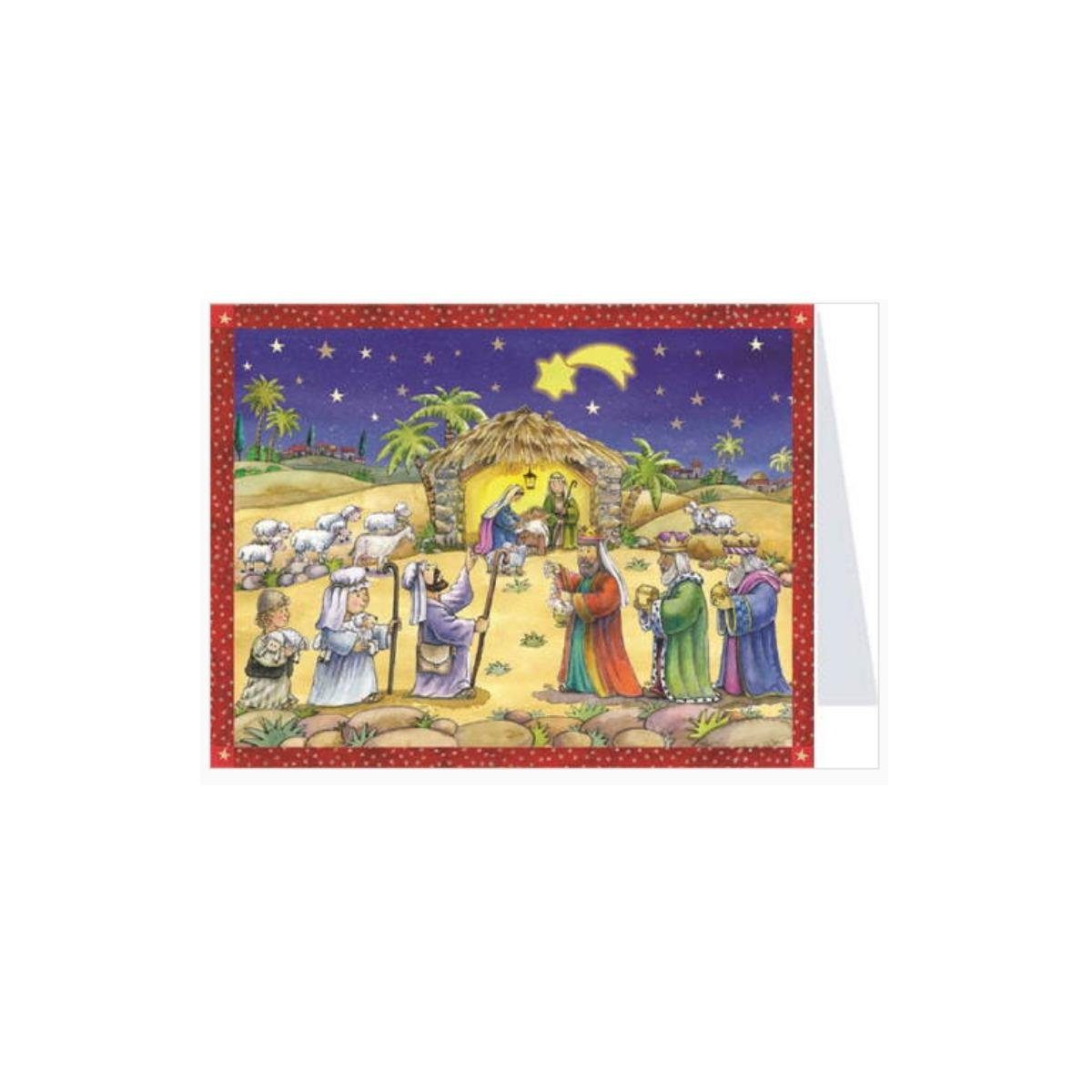 Richard Sellmer Verlag Adventskalender 411 - Mini-Adventskalender - Jesu Geburt