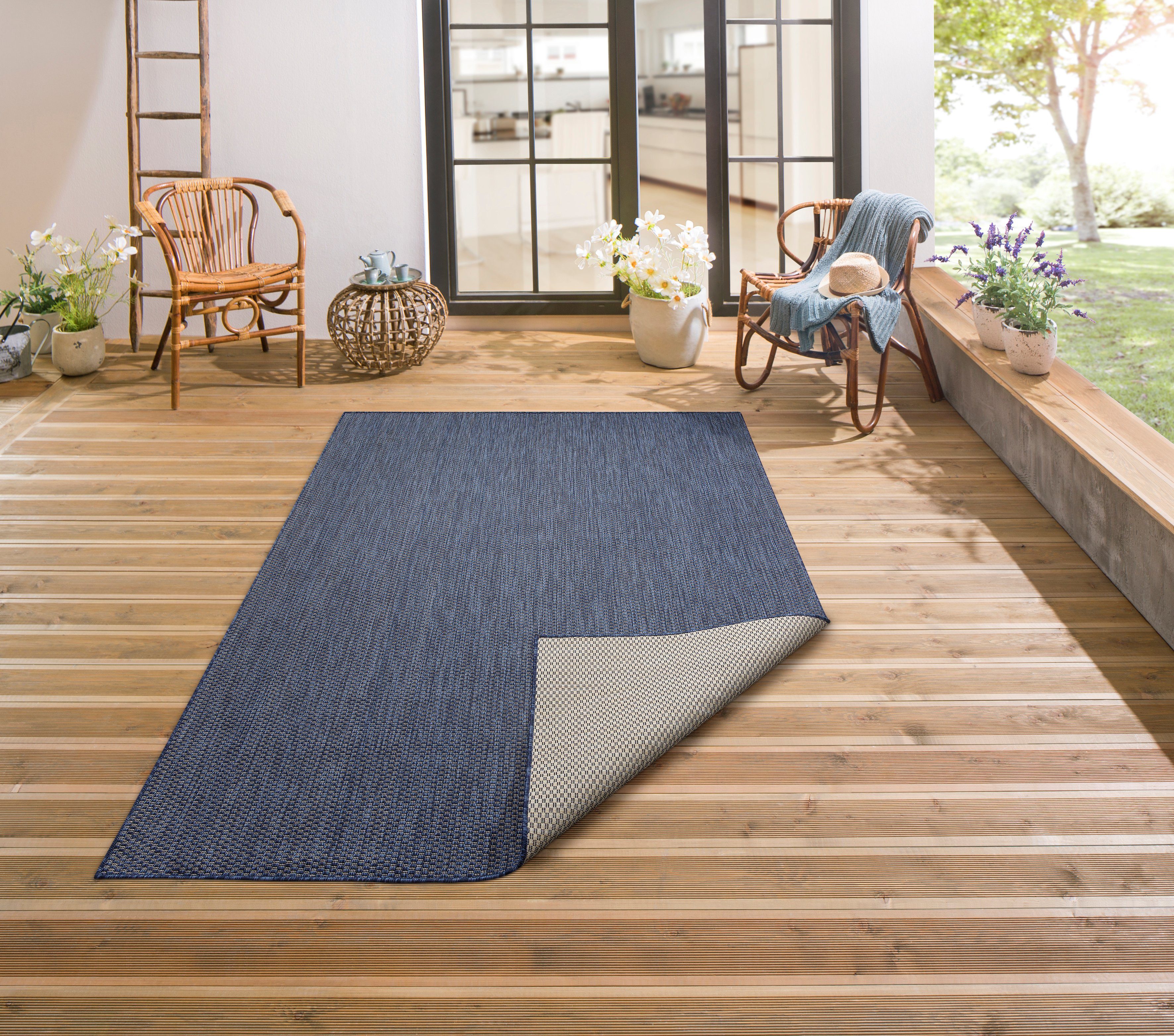 my home Teppich Rhodos, In-und Outdoor günstig online kaufen