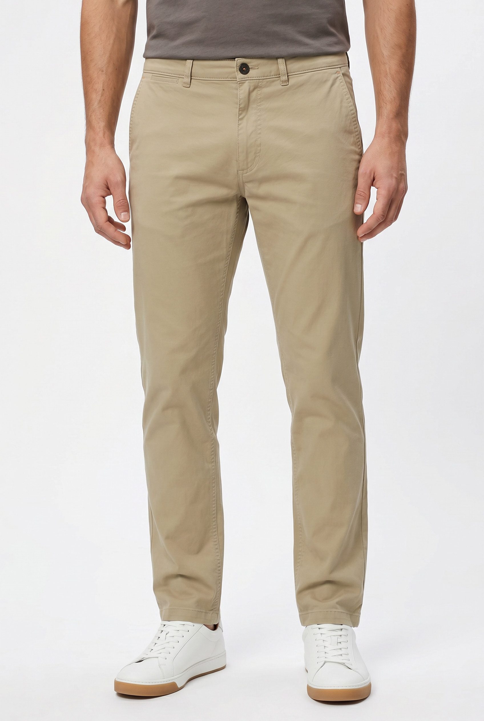 BOSS ORANGE Chinohose Regular in gerader From