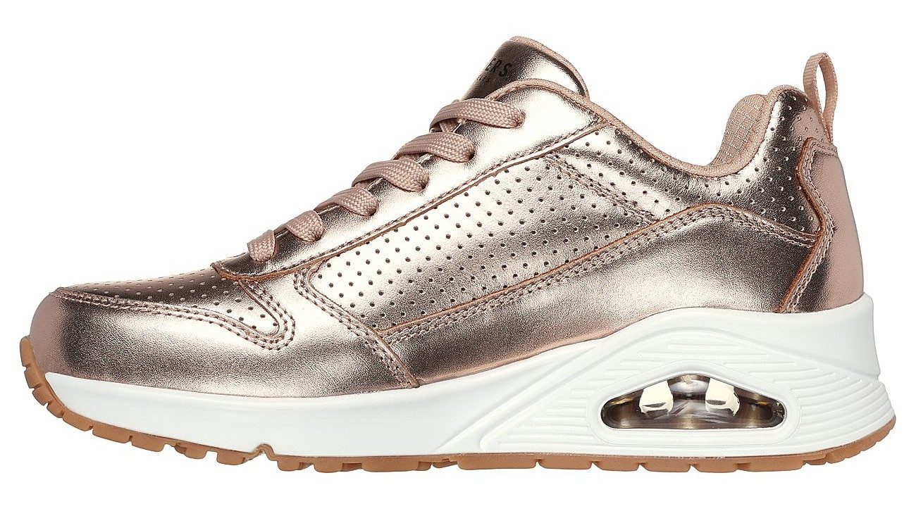 Skechers Uno - Metallixs Sneaker Keilsneaker, Plateausneaker, Schnürschuh mit Skech-Air – Bild 4 von 5