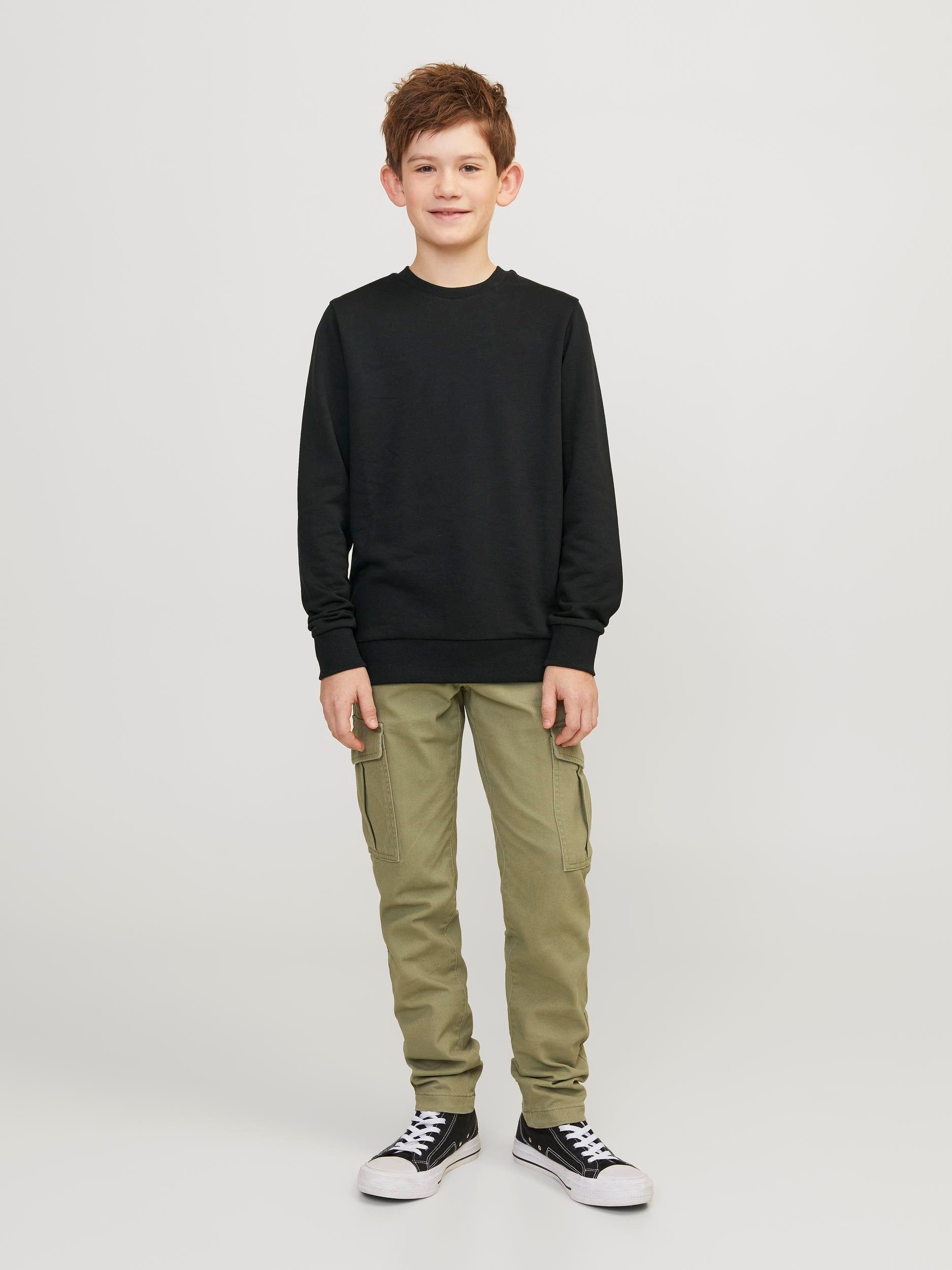 Jack & Jones Junior CREW JJEBRADLEY black Sweatshirt NOOS SWEAT JNR